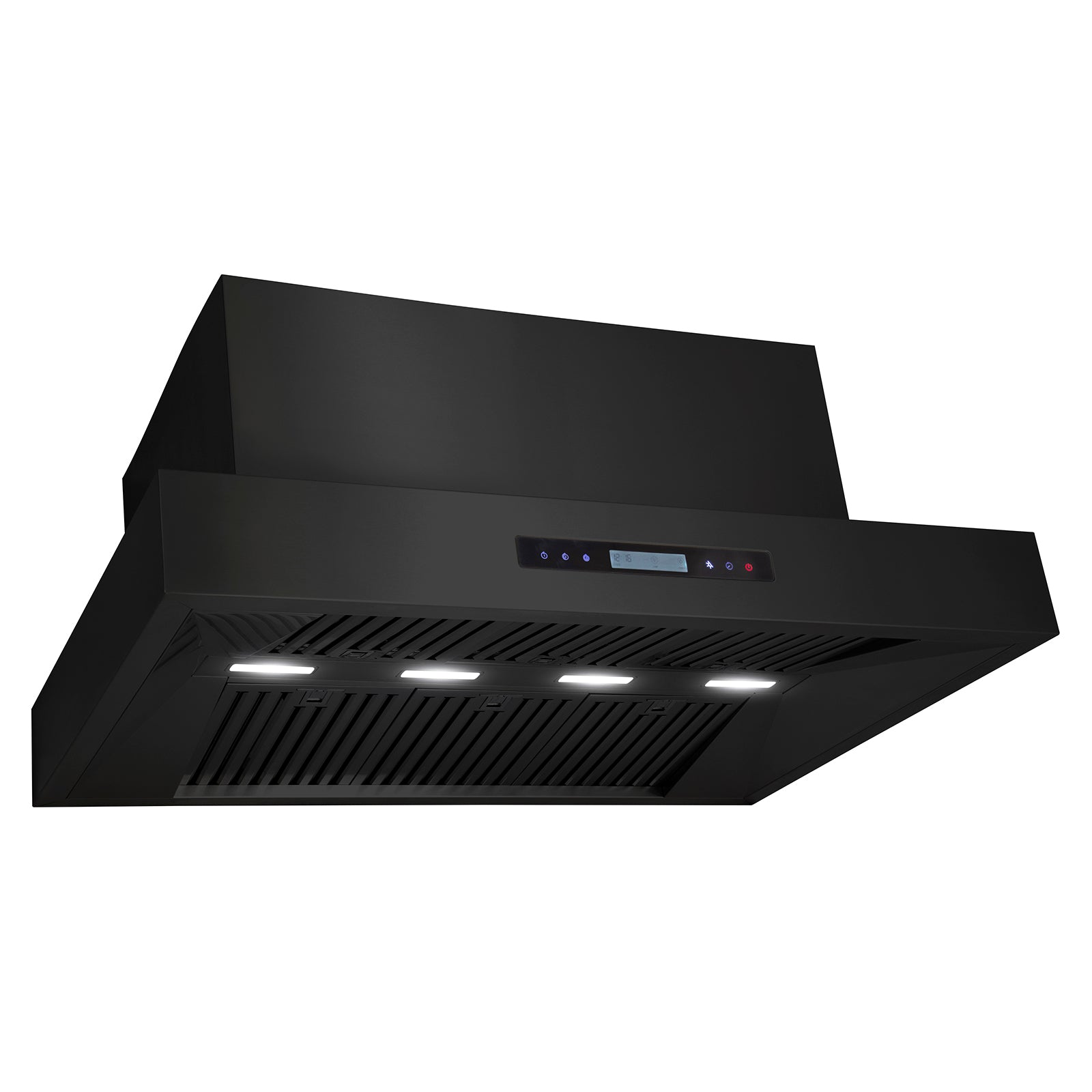 Excelsior Black 1200mm Wall Mounted BBQ Rangehood