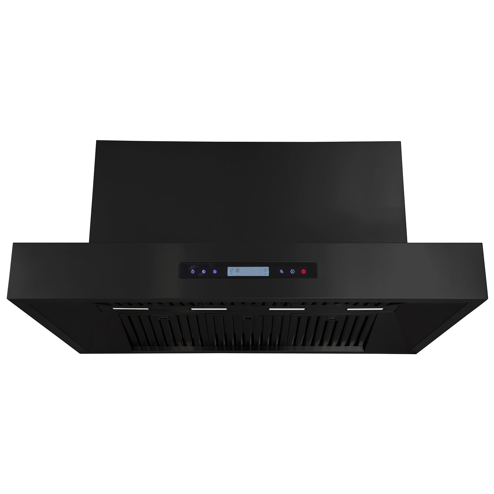 Excelsior Black 1200mm Wall Mounted BBQ Rangehood