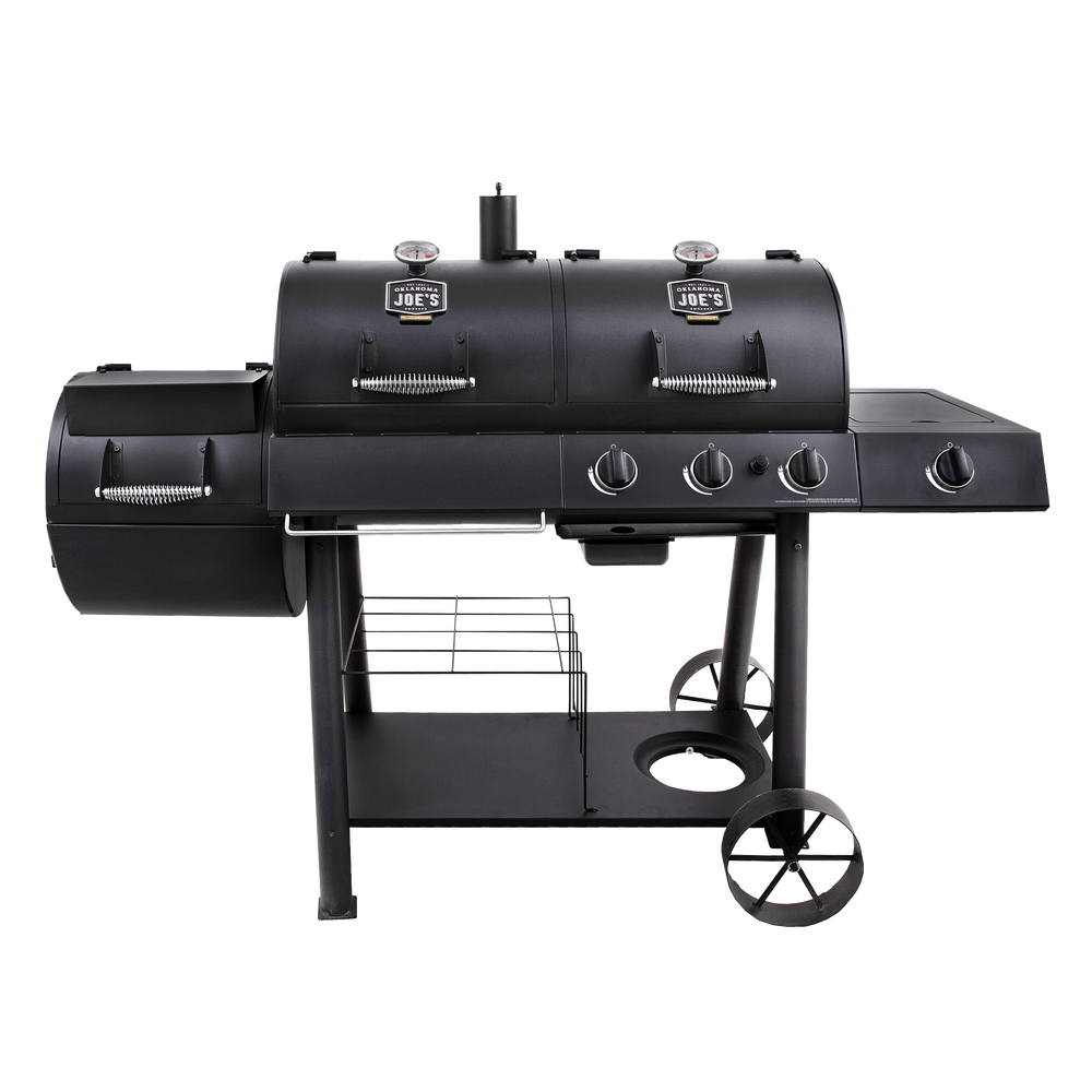 Oklahoma Joe's Longhorn Combo Charcoal/Gas Smoker Grill