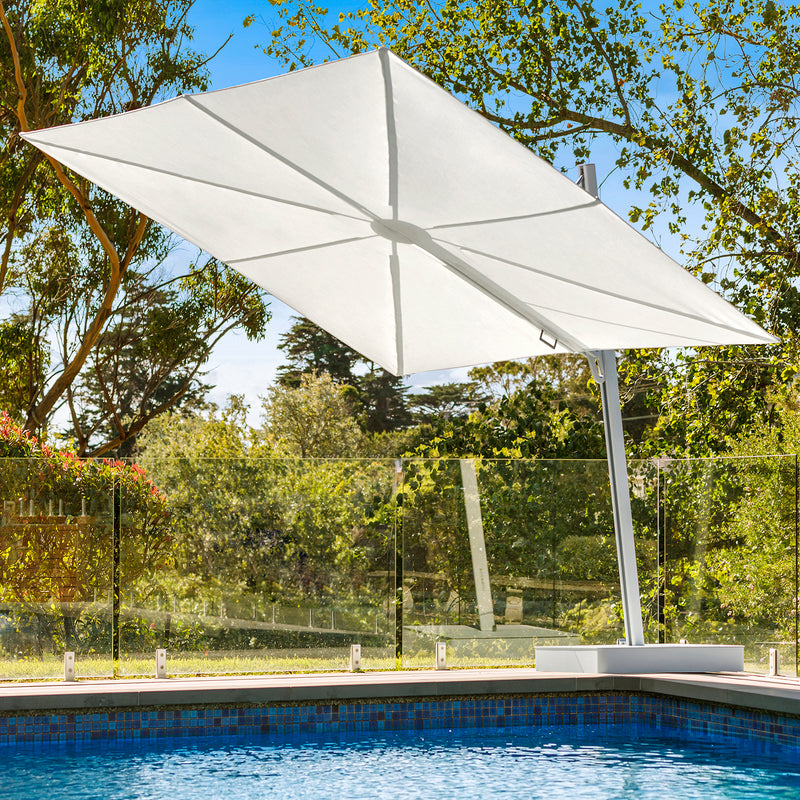 Instant Shade Versa UX Cantilever Umbrella with Base and Wheels