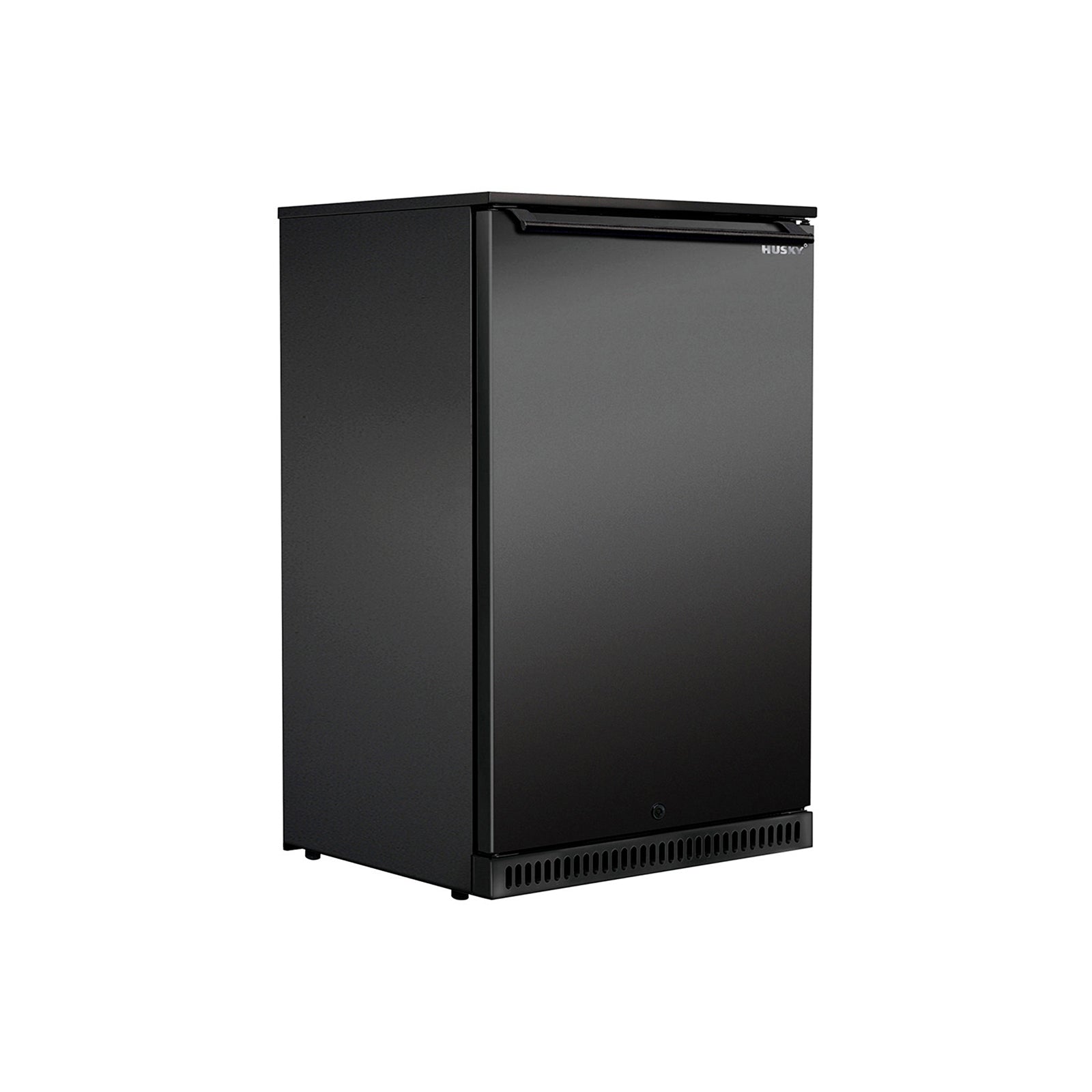 Husky 1-Door 104L Black Solid Door Alfresco Bar Fridge