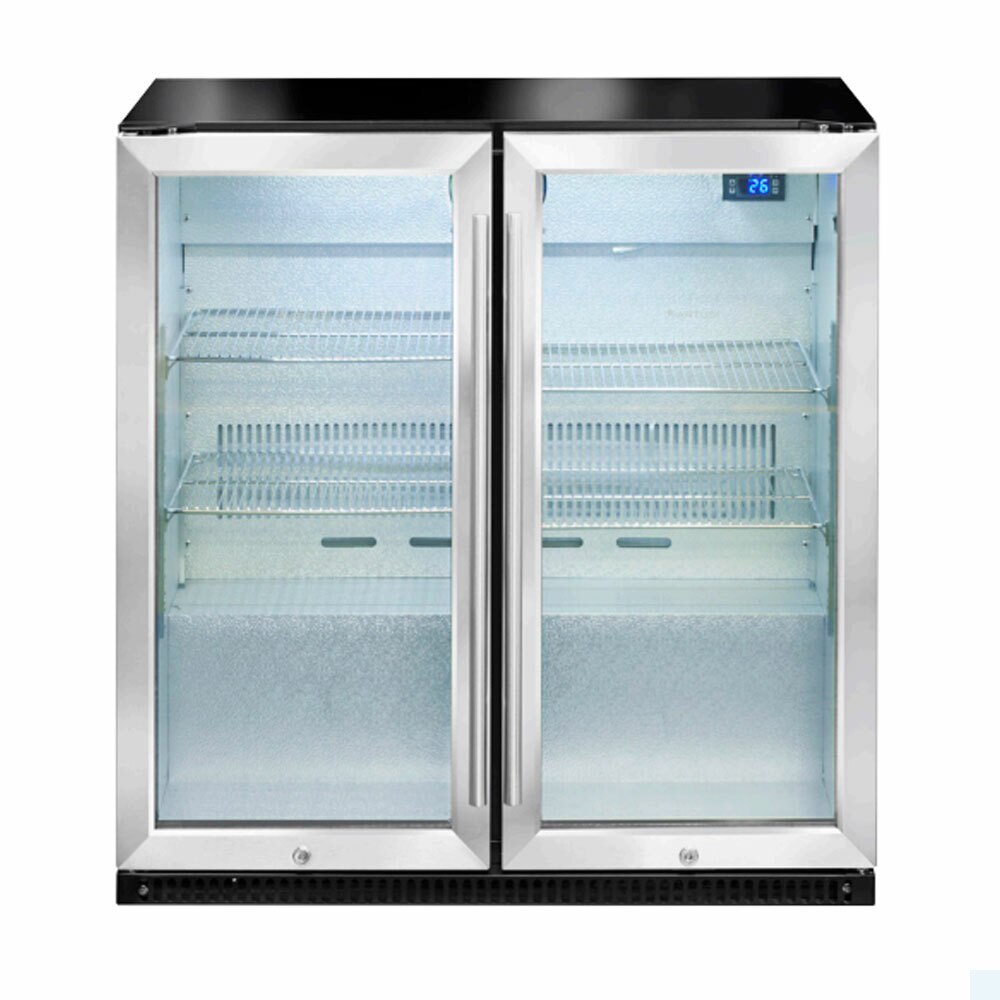 Artusi Double Door Stainless Steel Outdoor Beverage Chiller