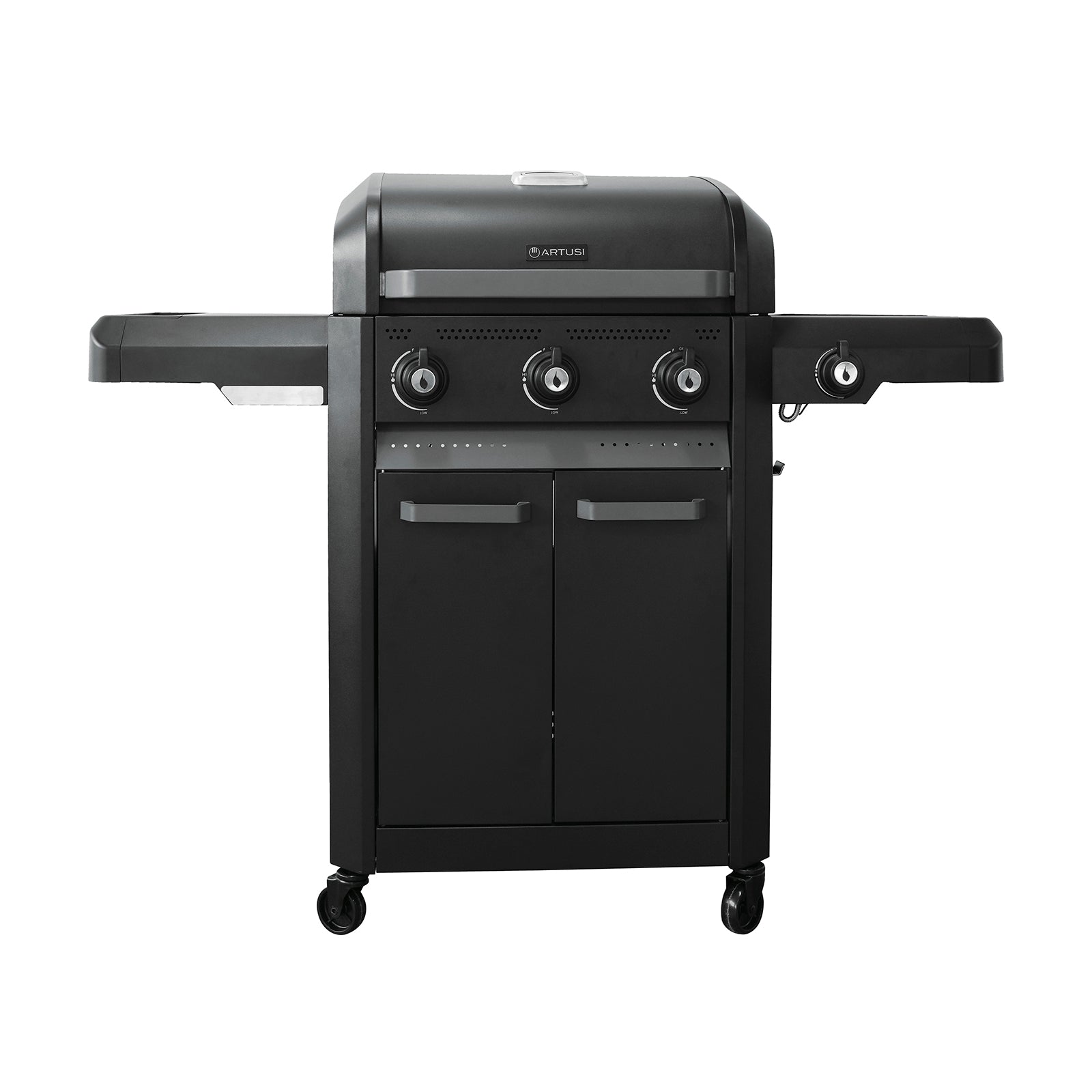 Artusi Chicago 3 Burner Freestanding BBQ with Sideburner