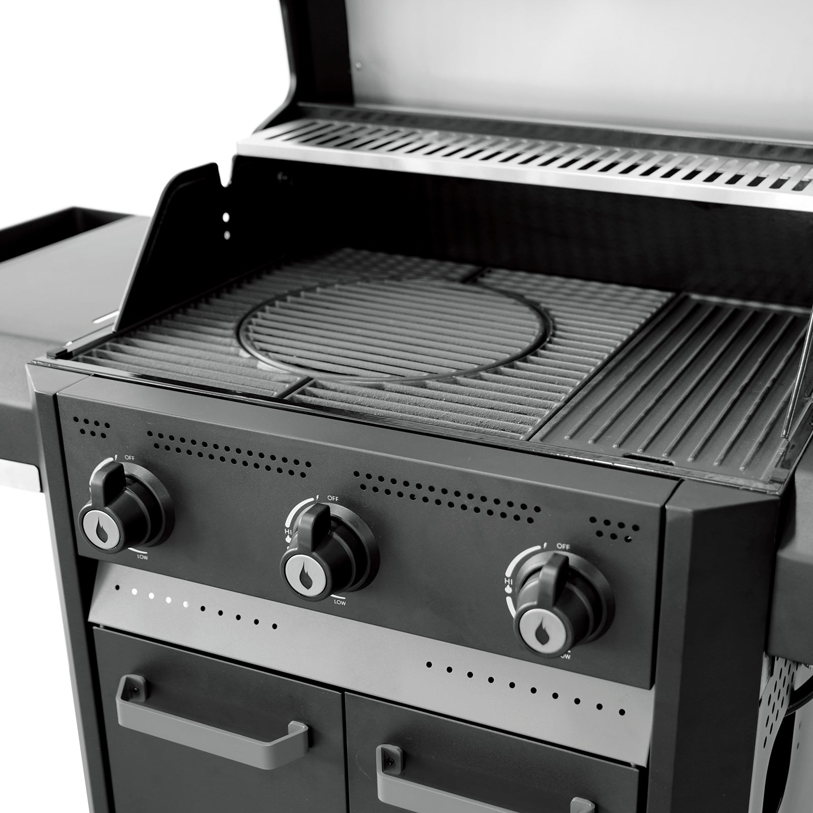 Artusi Chicago 3 Burner Freestanding BBQ with Sideburner