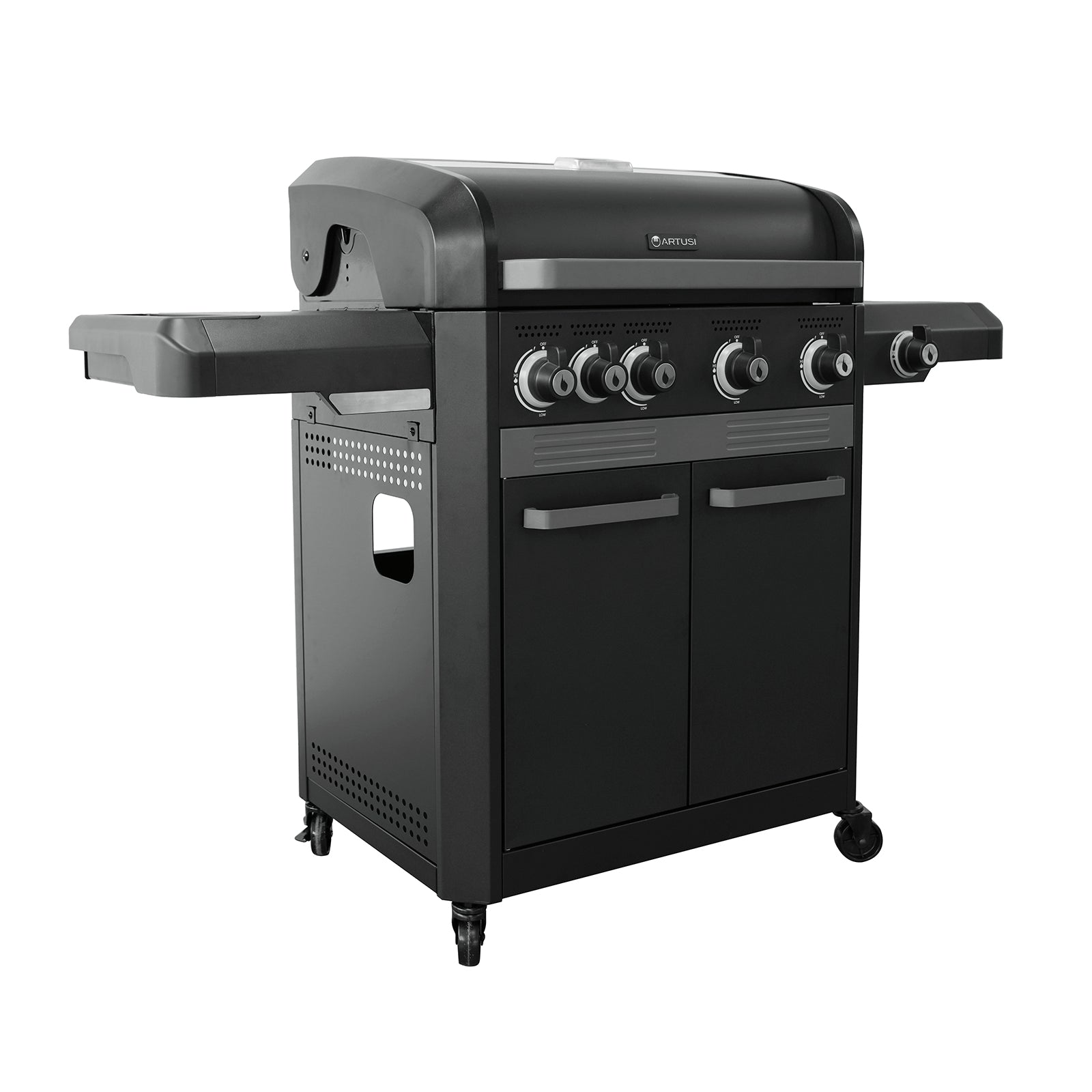 Artusi Chicago 4 Burner Freestanding BBQ with Sideburner