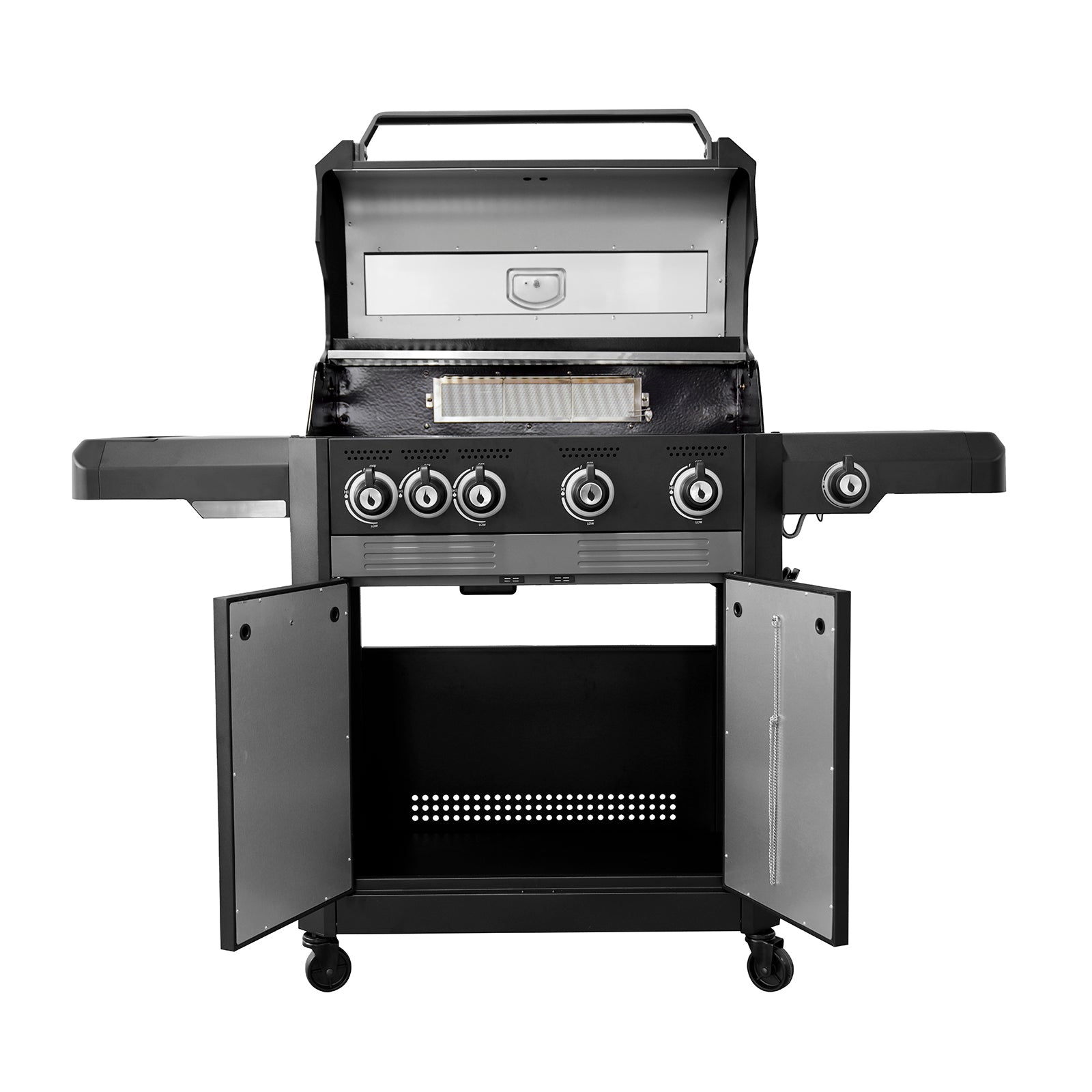 Artusi Chicago 4 Burner Freestanding BBQ with Sideburner