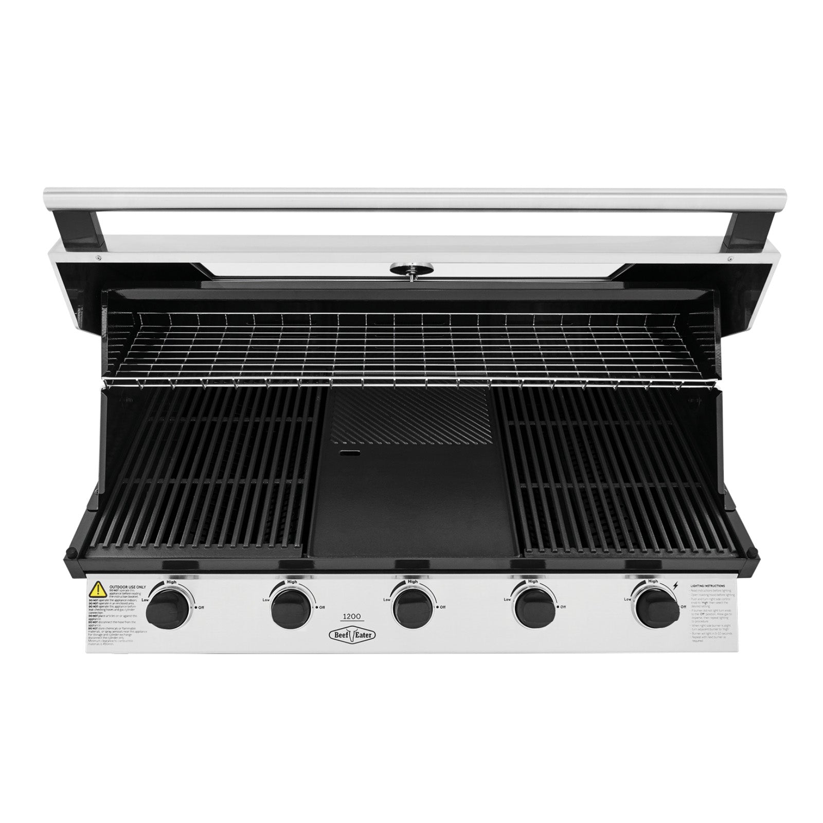 Beefeater 1200 Series Stainless Steel 5 Burner Built In BBQ