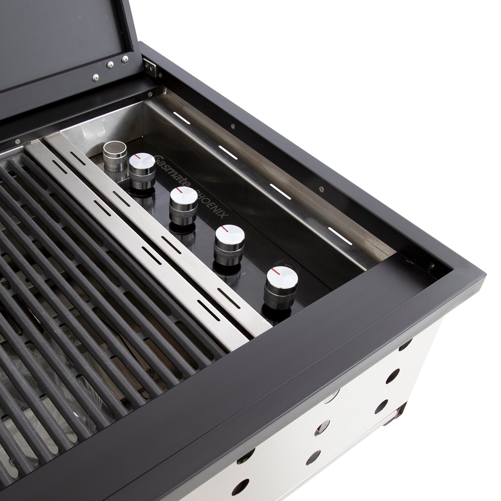 Gasmate Phoenix Black 4 Burner Drop-In BBQ