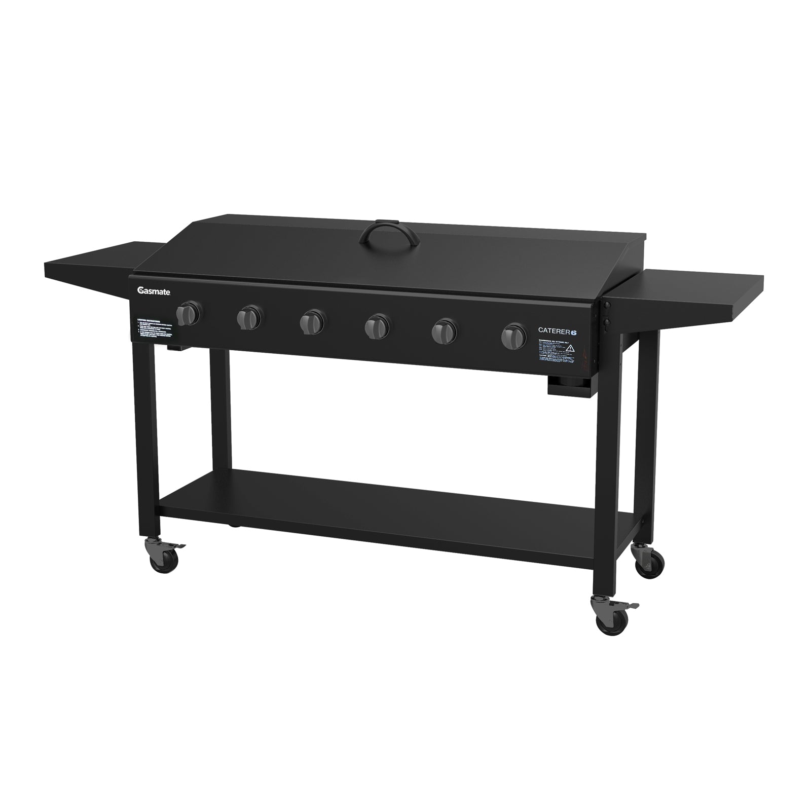 Gasmate Caterer 6 Burner BBQ - Black