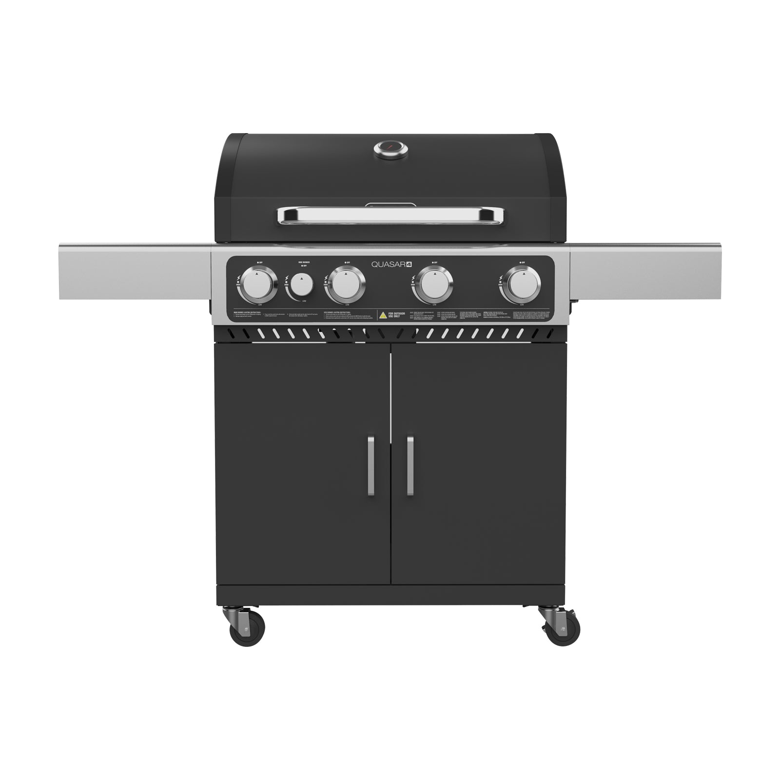 Gasmate Quasar Hooded 4 Burner Trolley BBQ