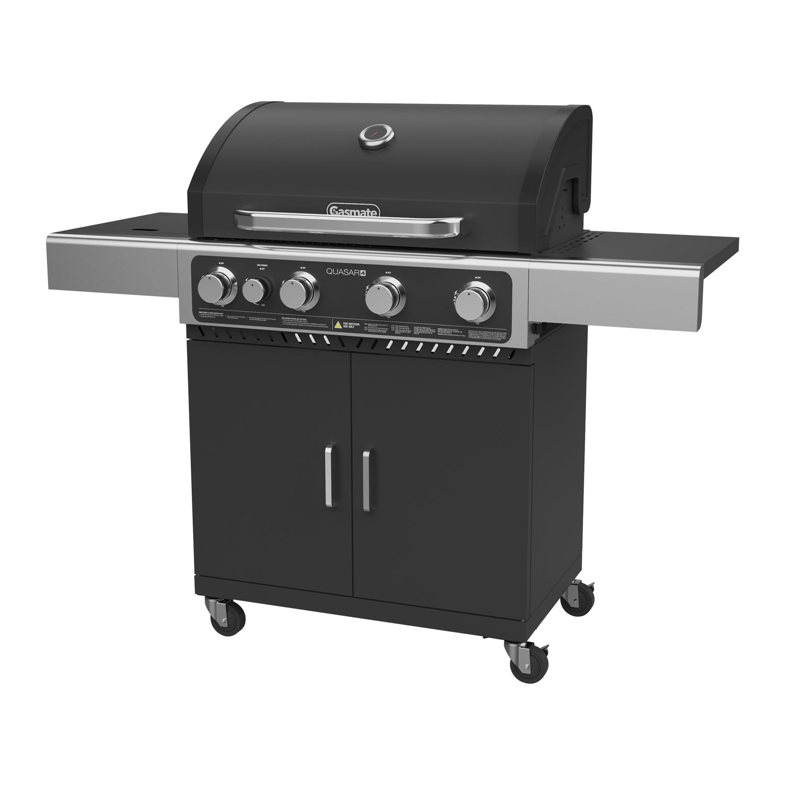 Gasmate Quasar Hooded 4 Burner Trolley BBQ