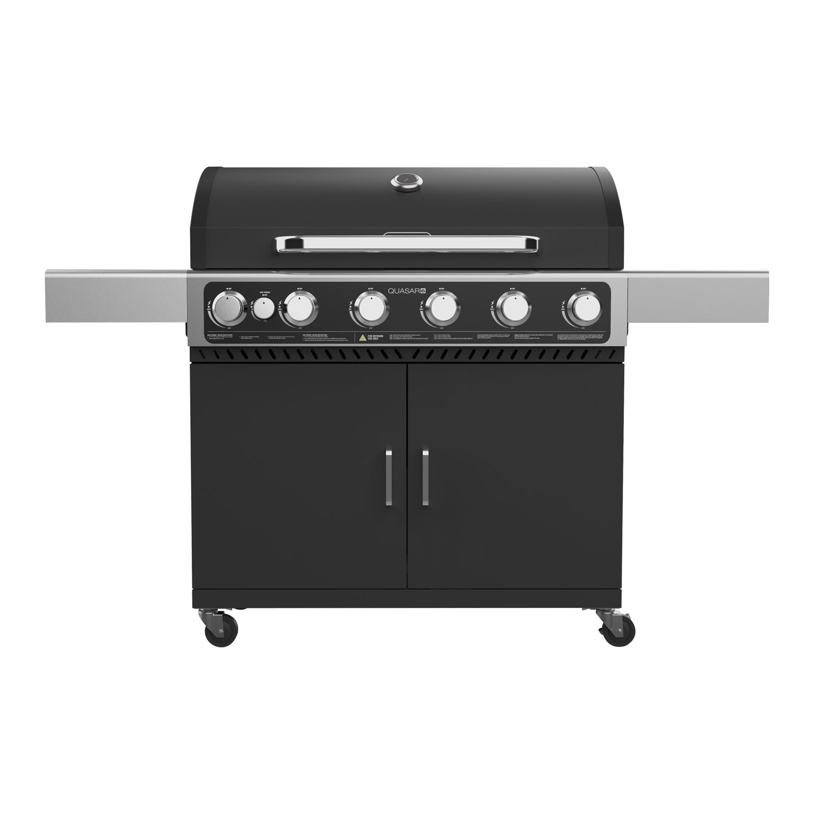 Gasmate Quasar Hooded 6 Burner Trolley BBQ