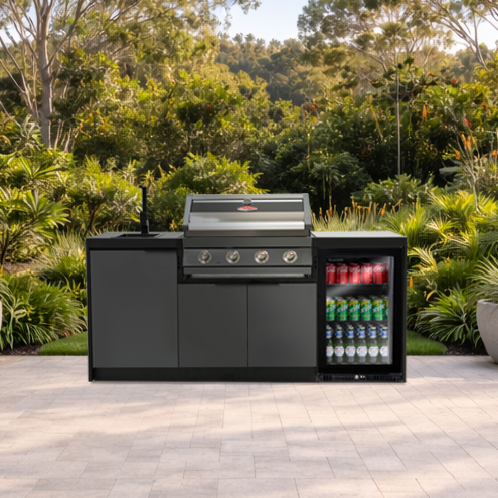 Cabinex BeefEater 4-Burner BBQ Kitchen Package - Small Size