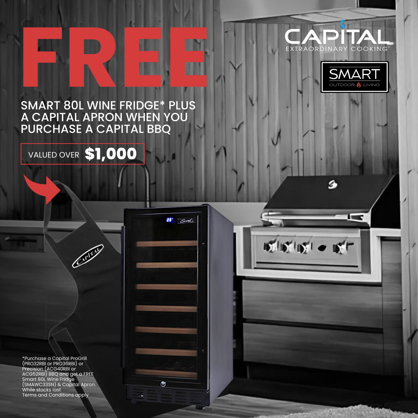 Capital Precision Series 40" Built-In Barbeque with Open Grill