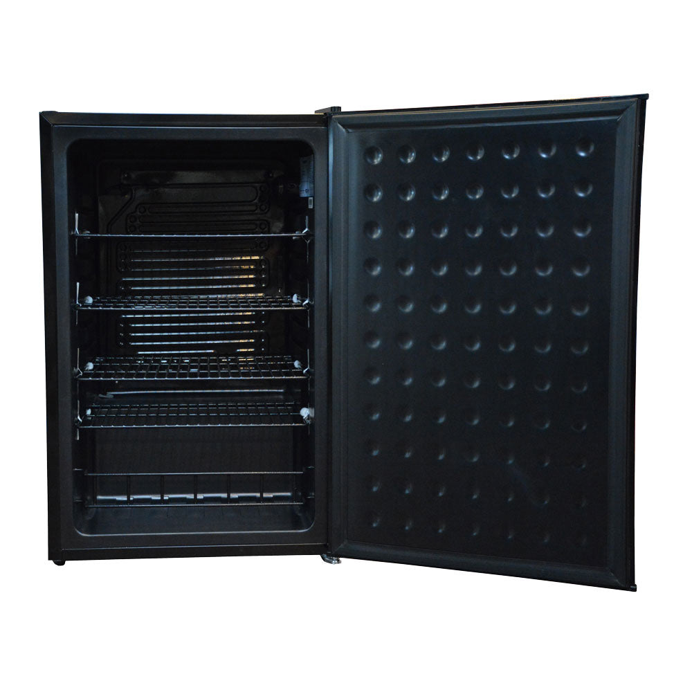 Husky 1-Door 104L Black Solid Door Alfresco Bar Fridge