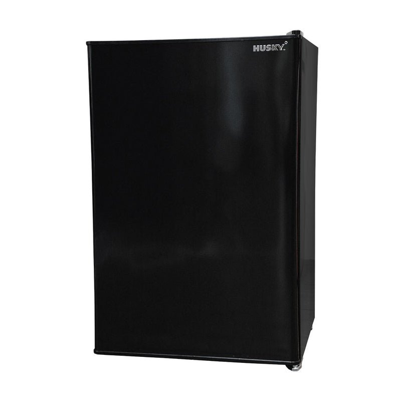 Husky 1-Door 104L Black Solid Door Alfresco Bar Fridge