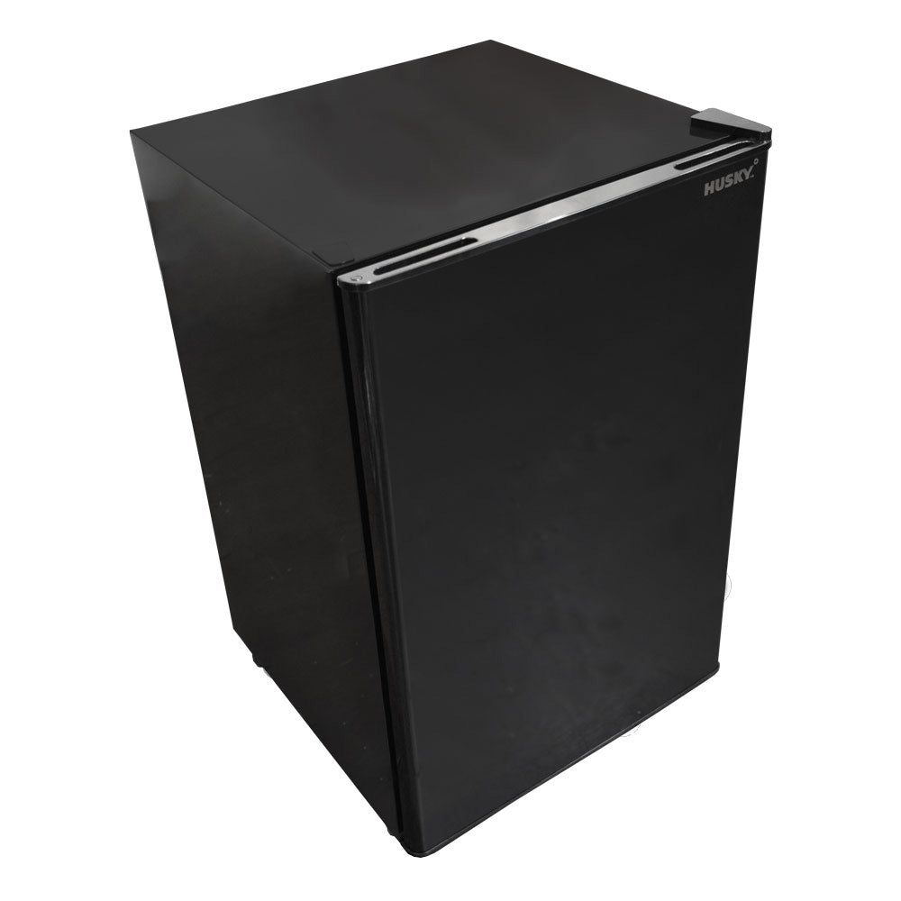 Husky 1-Door 104L Black Solid Door Alfresco Bar Fridge