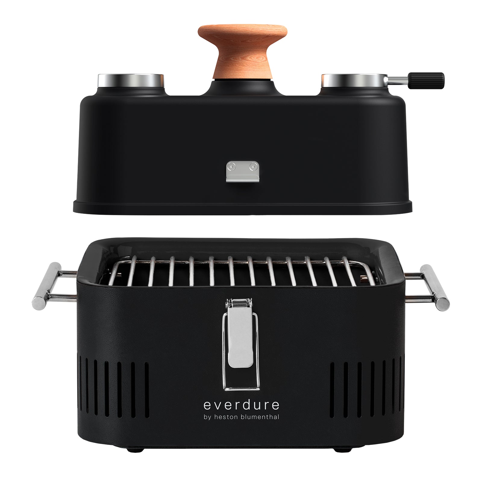 Everdure CUBE™ 360 Portable Charcoal Barbeque with Roasting Hood