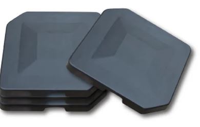 Instant Shade Aurora Cross Base Pavers Set of 4 x 500mm Black