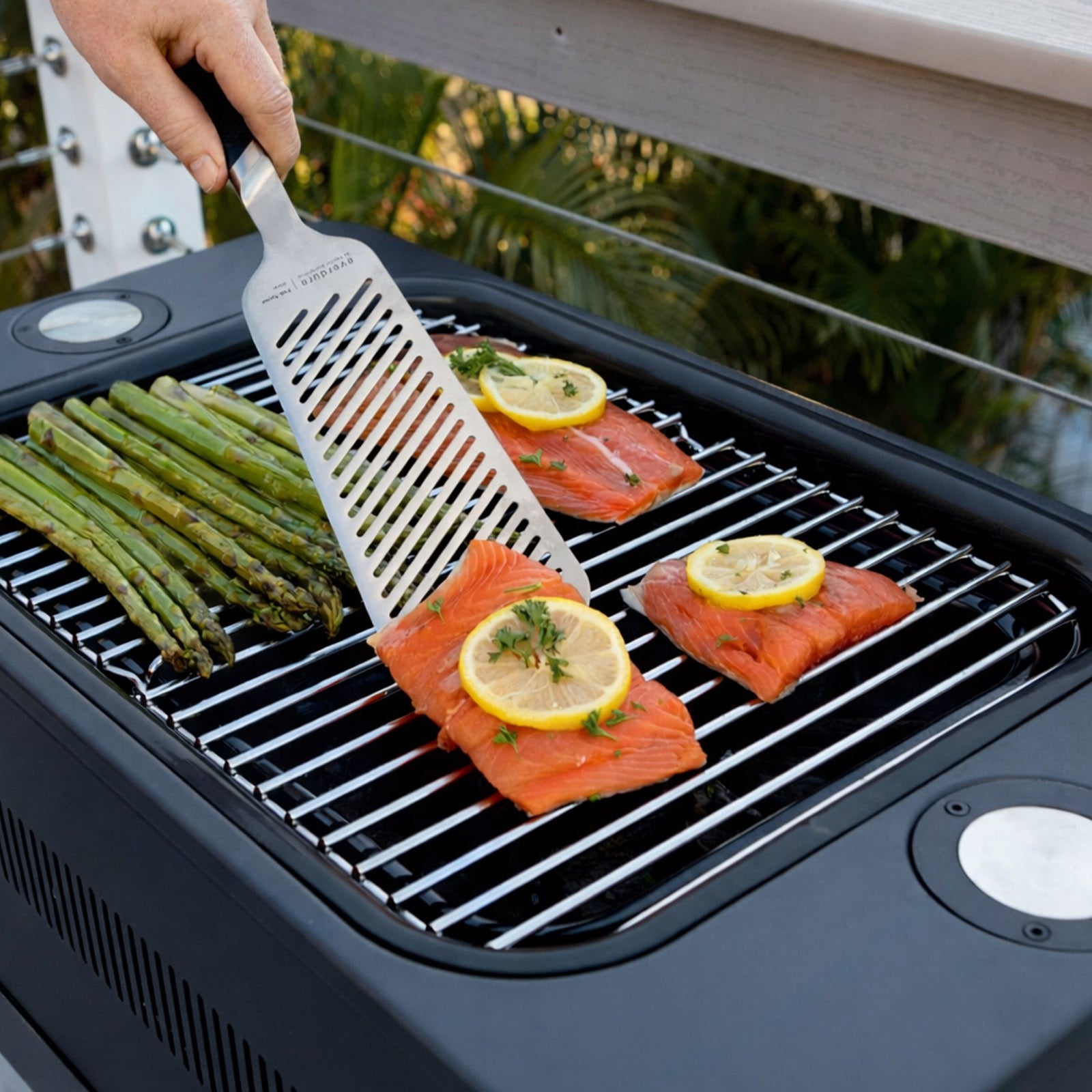 Everdure Fusion Electric Ignition Charcoal BBQ with Pedestal