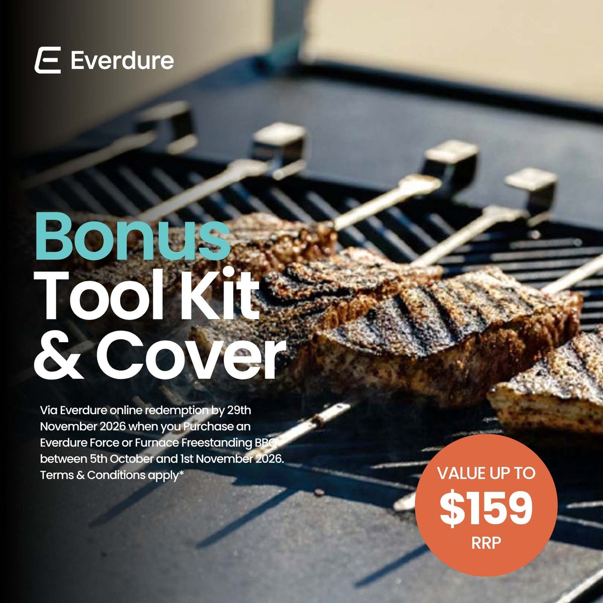 Everdure Force 2 Burner Gas Barbeque