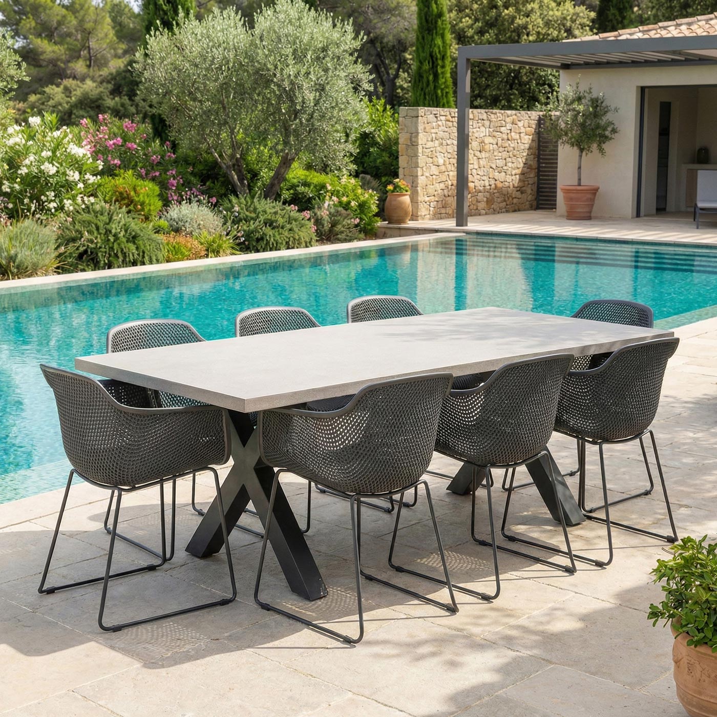 Excalibur Chelsea Dining Setting with Lilac Chairs