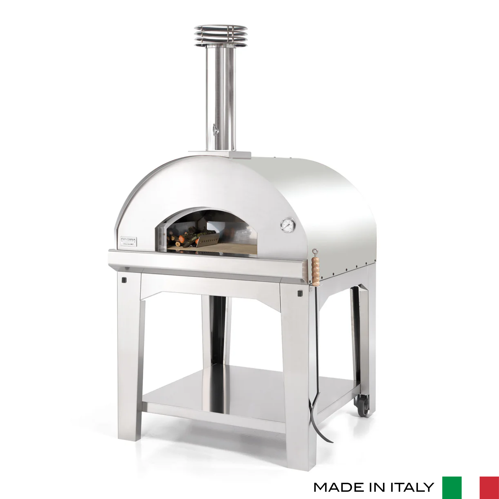 Fontana Marinara Wood Fire Pizza Oven & Stand