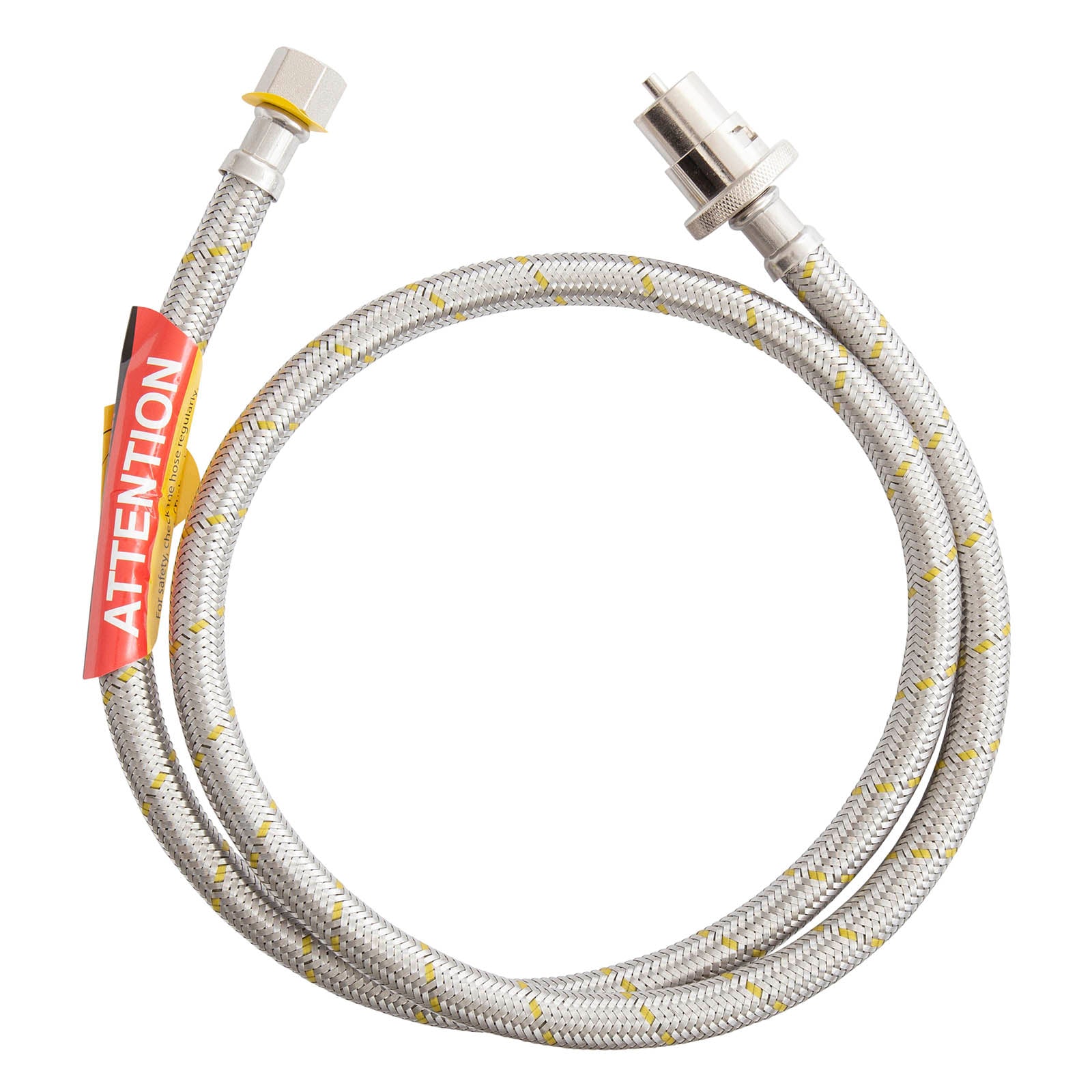 Gasmate Braided Hose - 1200mm - Bayonet to 5/8" UNF (3/8" SAE)