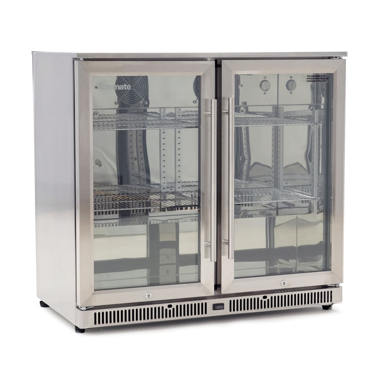 Bundle BeefEater Signature Proline 316 Stainless Steel BBQ with Hood & Quadburner & Gasmate 2 Door 208L Bar Fridge