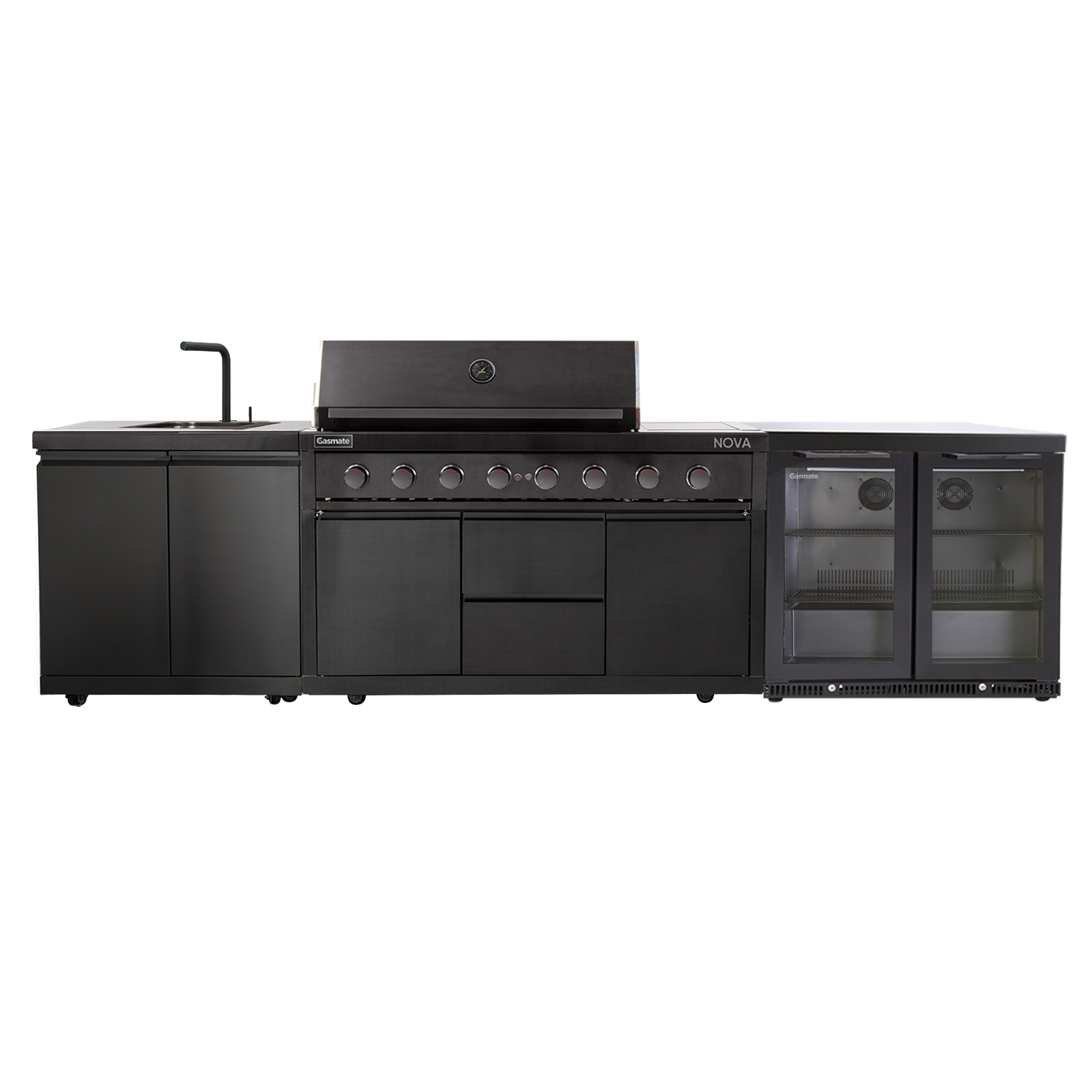 Gasmate Nova Graphite MK2 6-Burner BBQ Kitchen Package 3