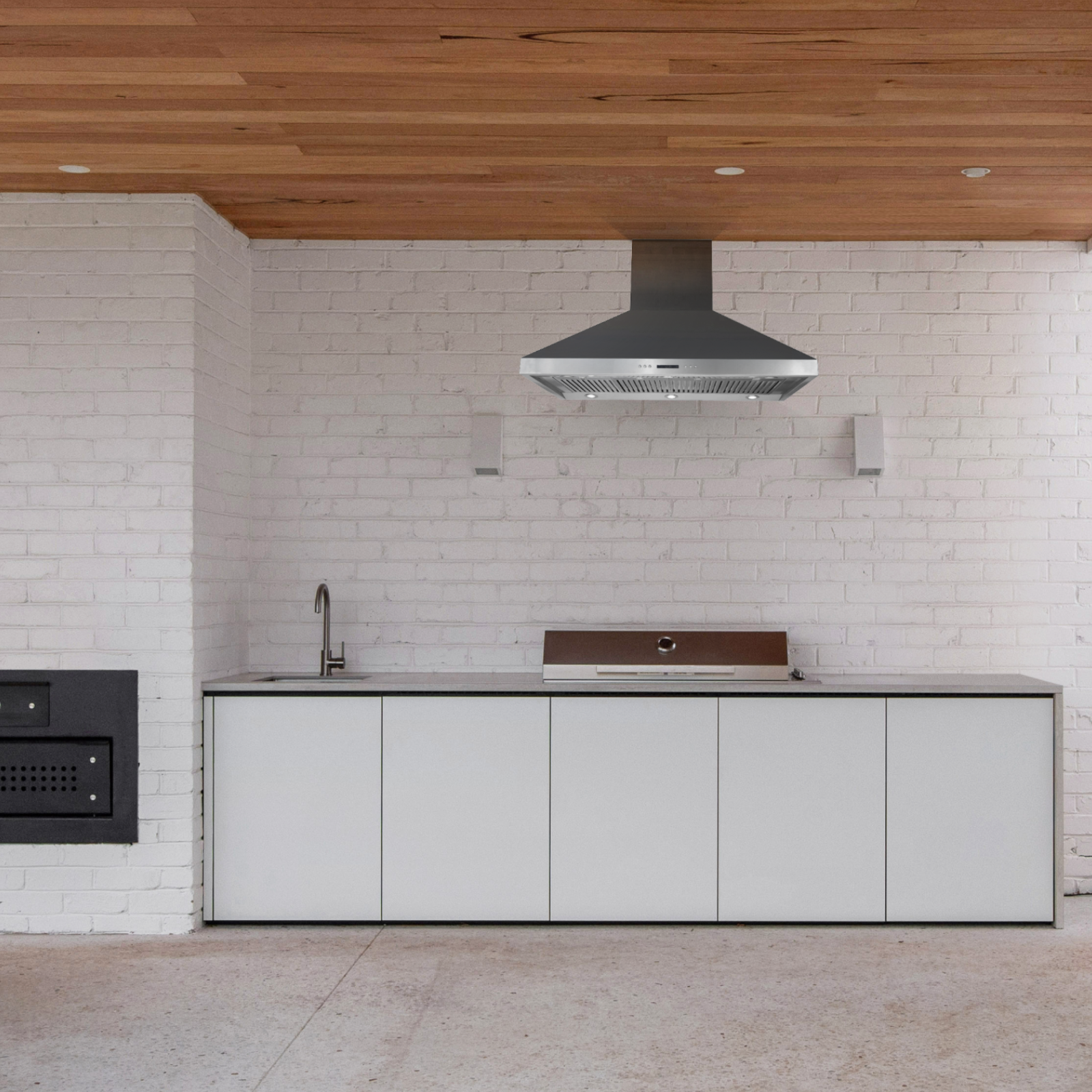 Gasmaster Medium Outdoor Stainless Steel BBQ Rangehood