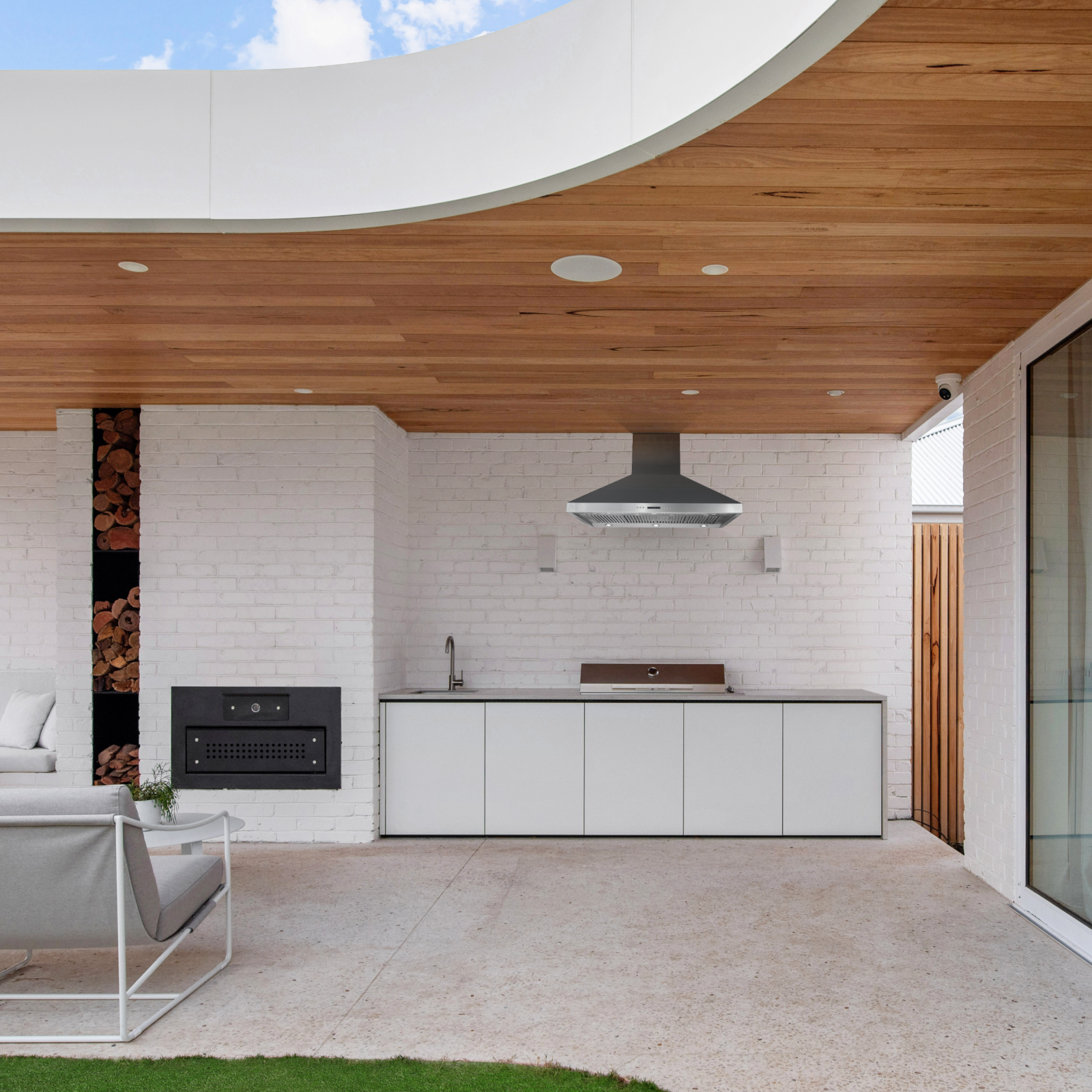 Gasmaster Medium Outdoor Stainless Steel BBQ Rangehood