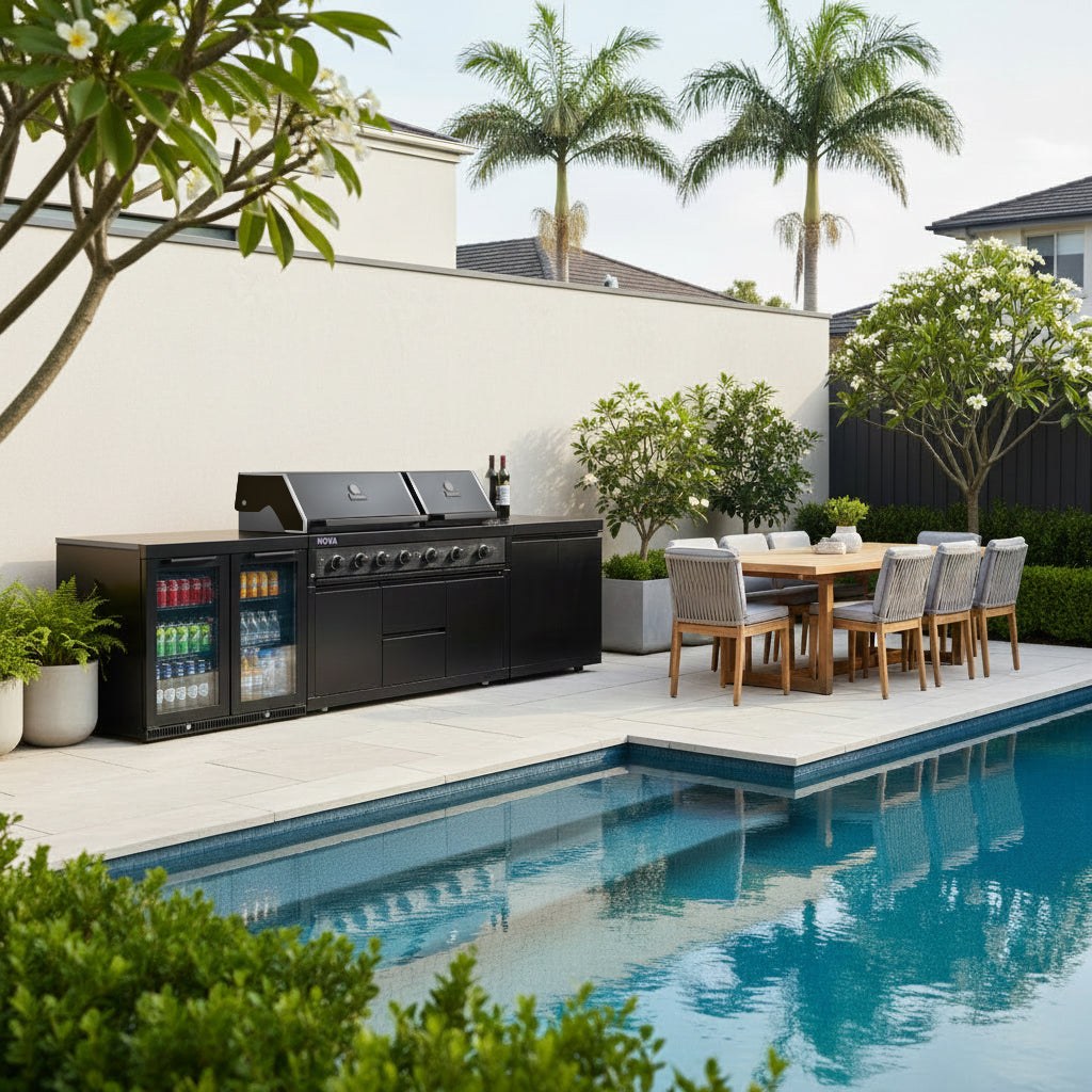 Gasmate Nova Twin Hood 6-Burner BBQ Kitchen Package 5