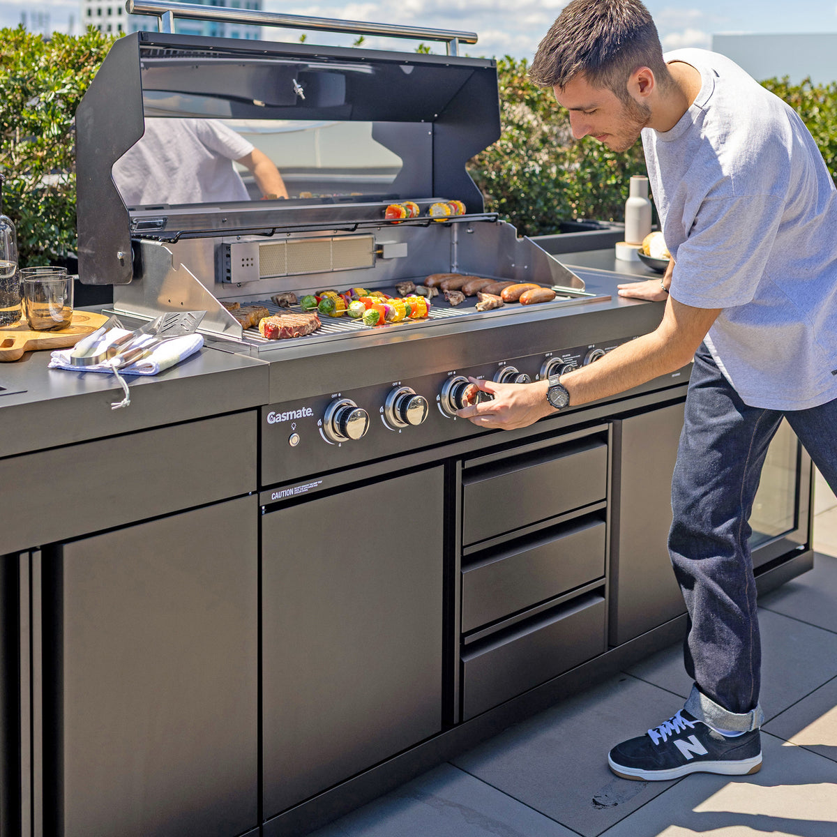 Gasmate Saturn 6-Burner BBQ Kitchen