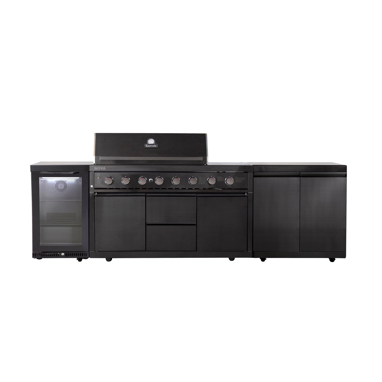 Gasmate Nova Graphite 6-Burner BBQ Kitchen Package 6