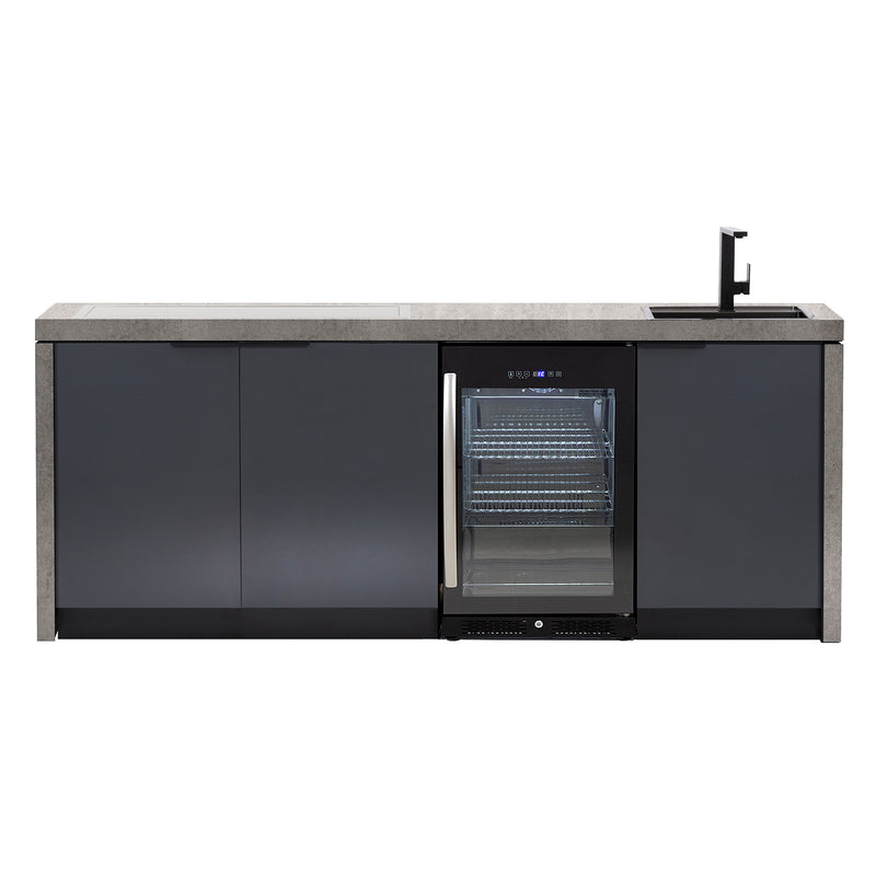 Cabinex Minimal Outdoor Kitchen with Gasmate Orion Flush Mount BBQ