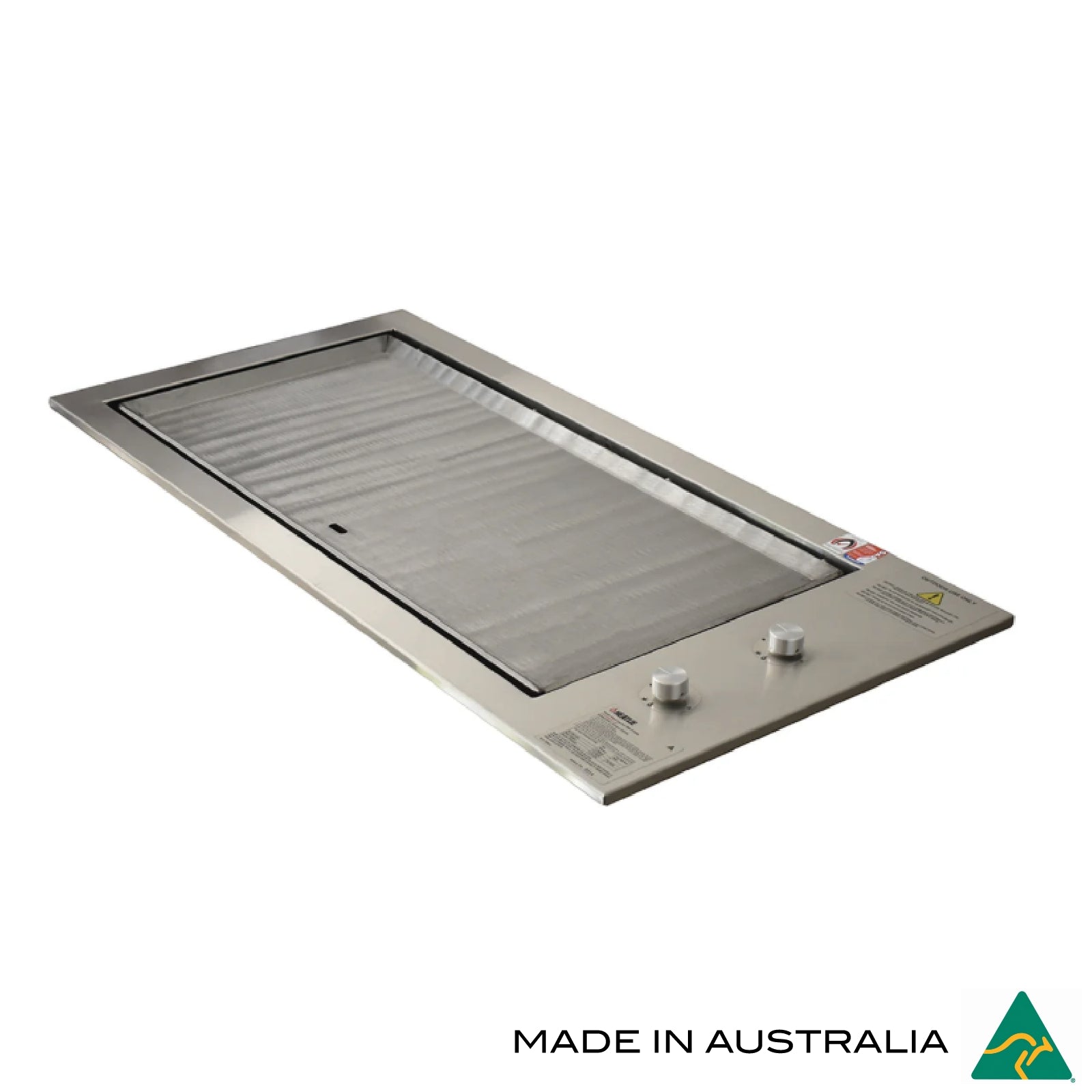 Heatlie Island Gourmet Elite 850 316-Grade SS Drop-In BBQ with 5mm Flat Plate