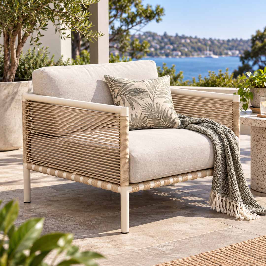 Excalibur Horizon 2 Piece Sofa Chair Set with Table