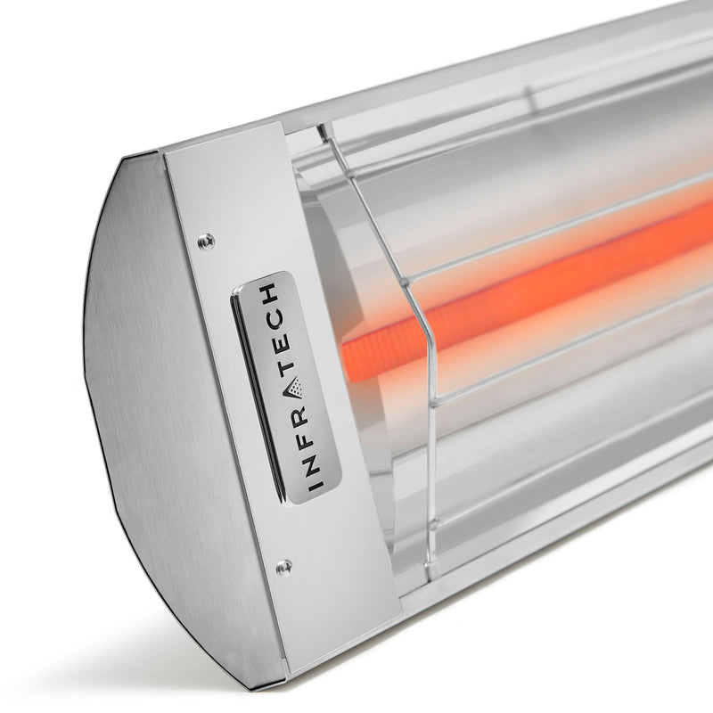 Infratech C25 Single Element 2500W Radiant Heater - Stainless Steel