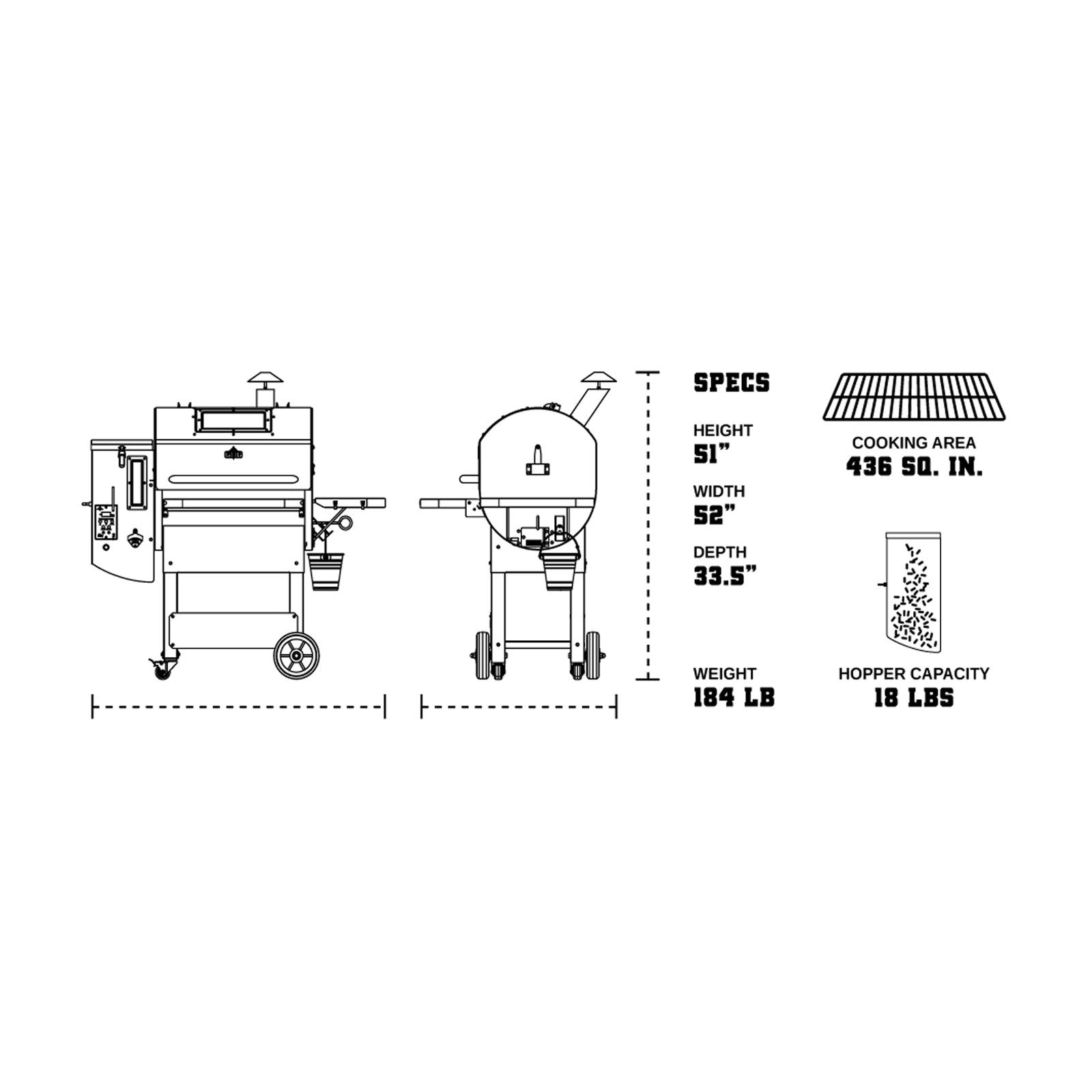 Green Mountain Grills Ledge Prime™ 2.0 WiFi Grill