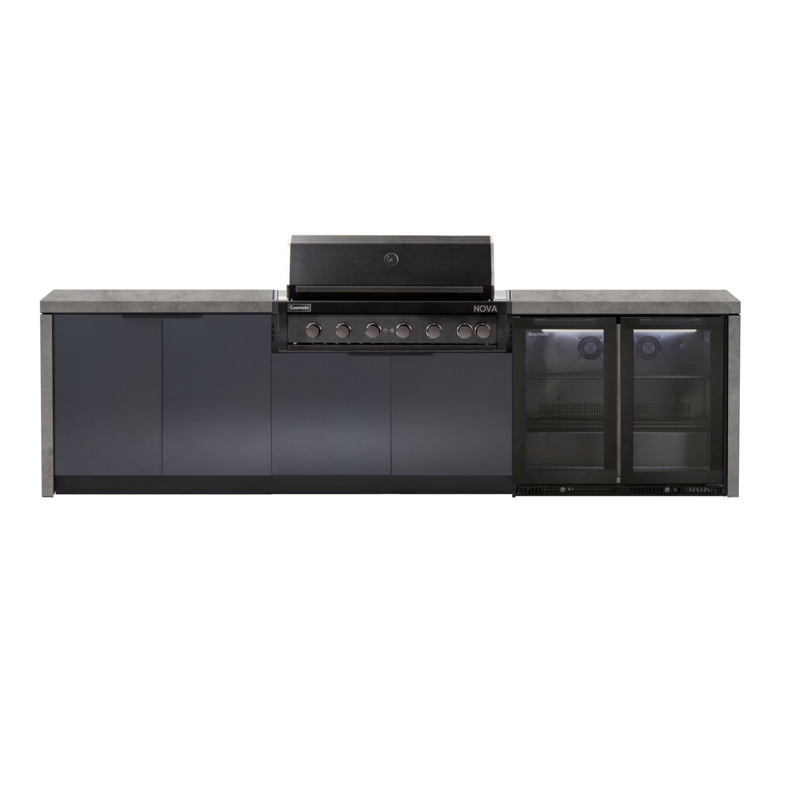 Cabinex Nova (Classic) MK2 6 Burner Outdoor Kitchen Package with Porcelain Benchtop