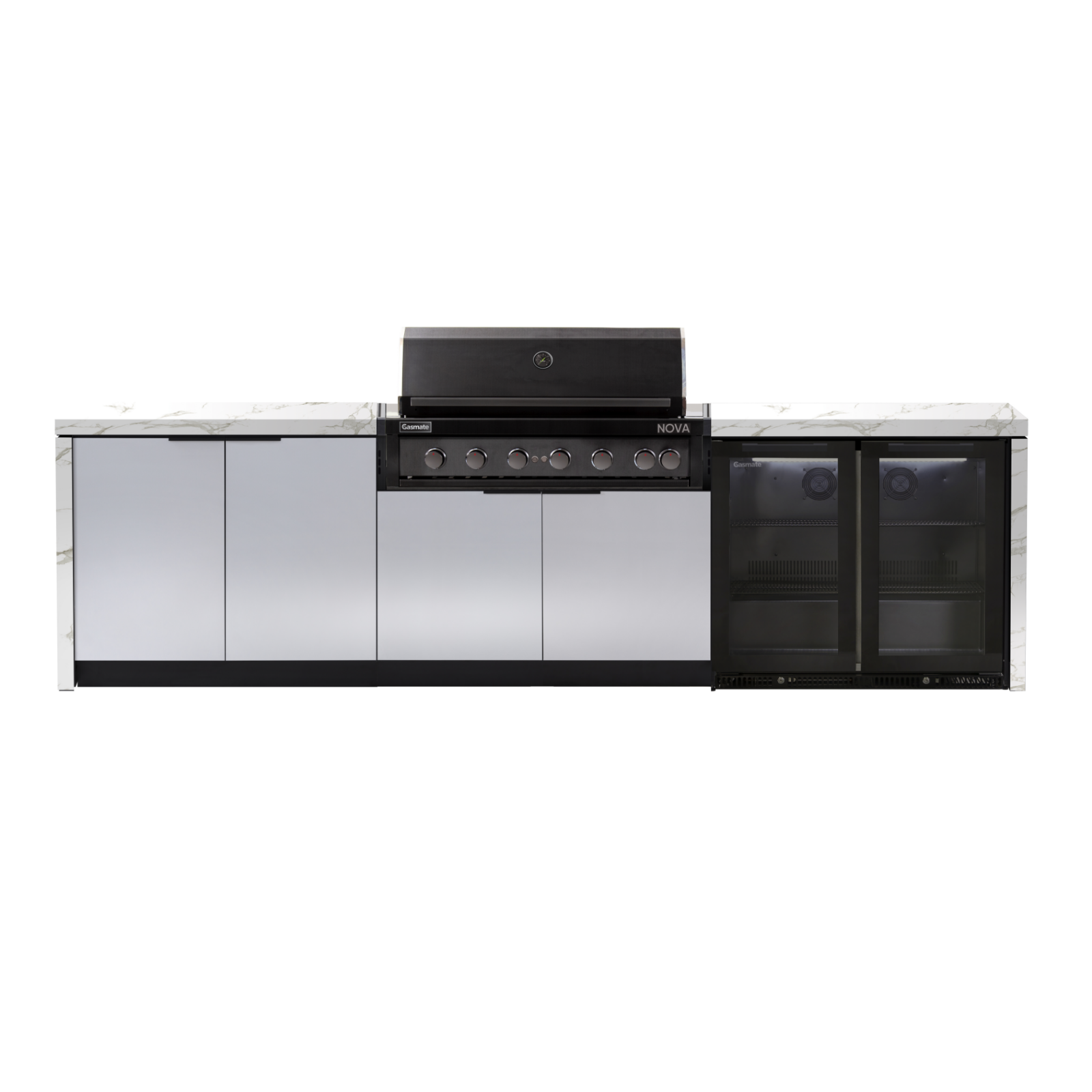 Cabinex Nova (Classic) MK2 6 Burner Outdoor Kitchen Package with Porcelain Benchtop