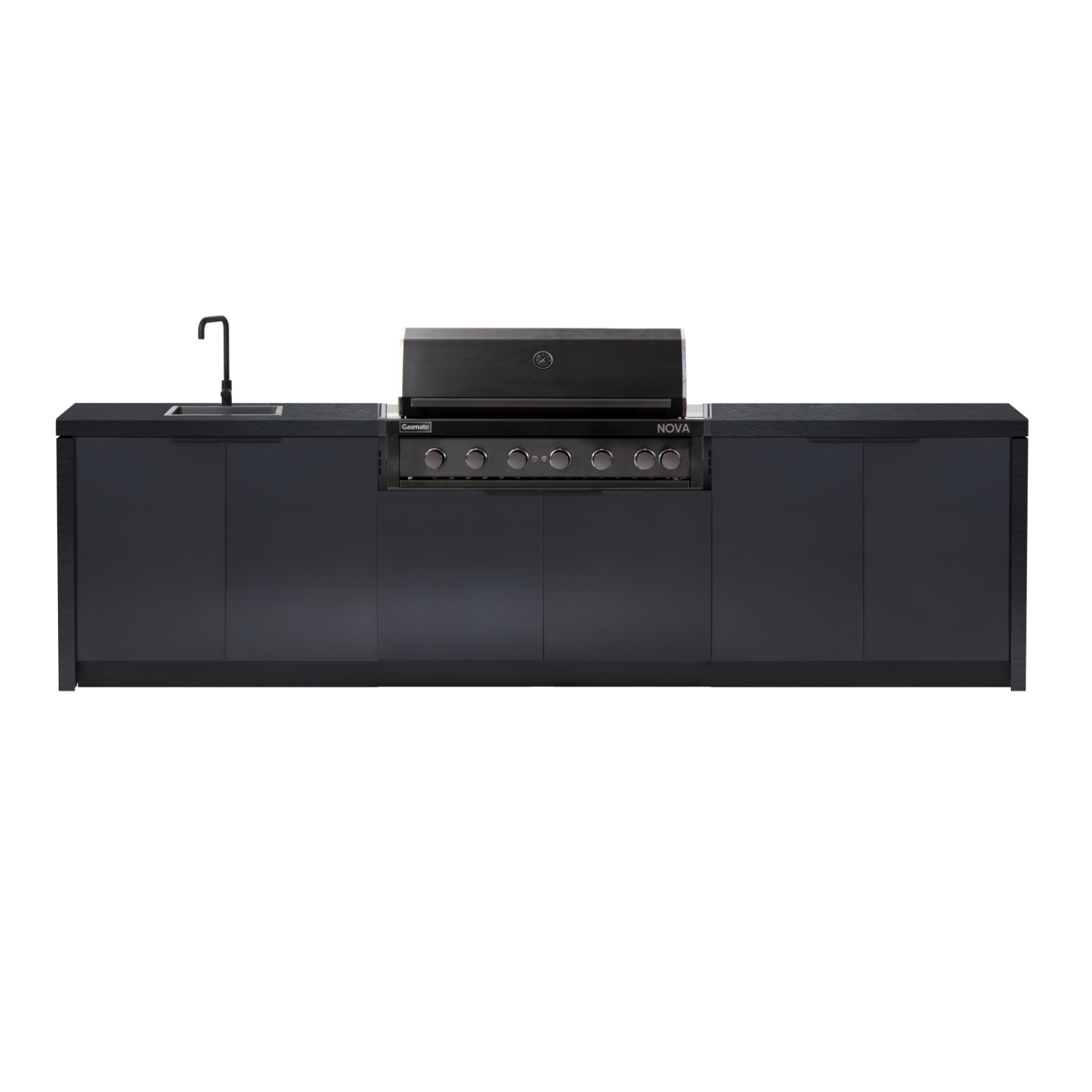 Cabinex Nova (Classic) MK2 6 Burner Outdoor Kitchen Package with Porcelain Benchtop