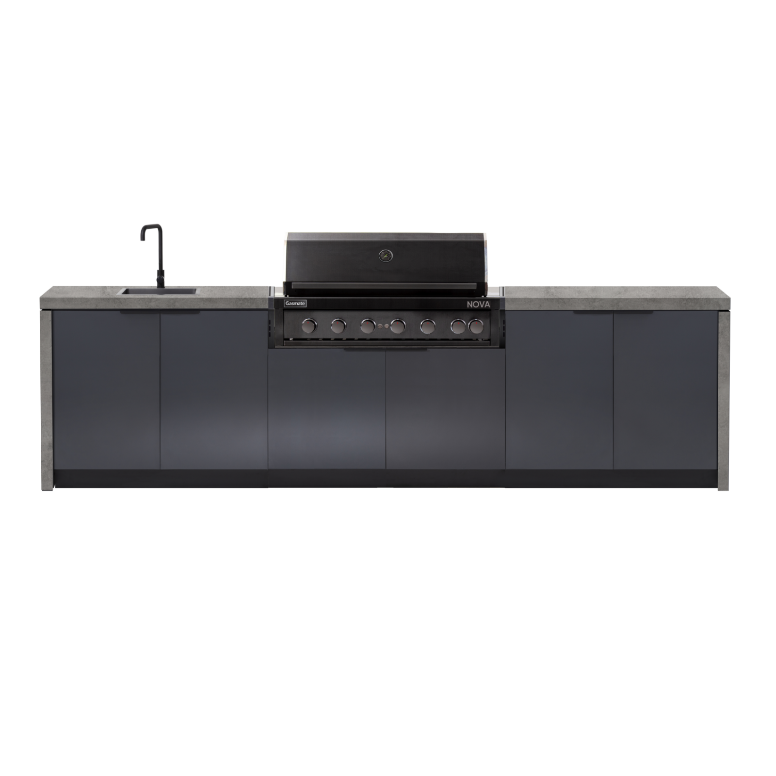 Cabinex Nova (Classic) MK2 6 Burner Outdoor Kitchen Package with Porcelain Benchtop
