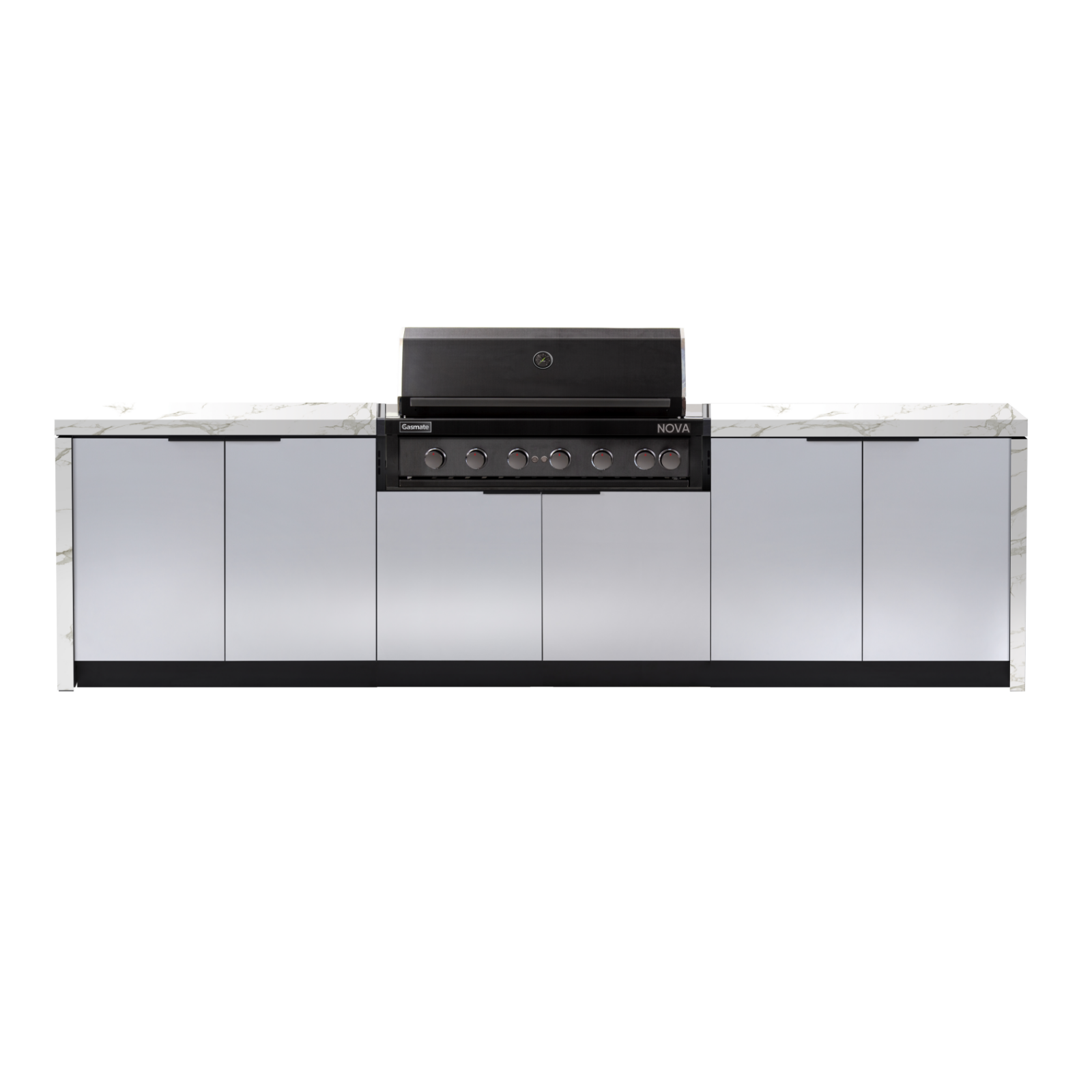Cabinex Nova (Classic) MK2 6 Burner Outdoor Kitchen Package with Porcelain Benchtop