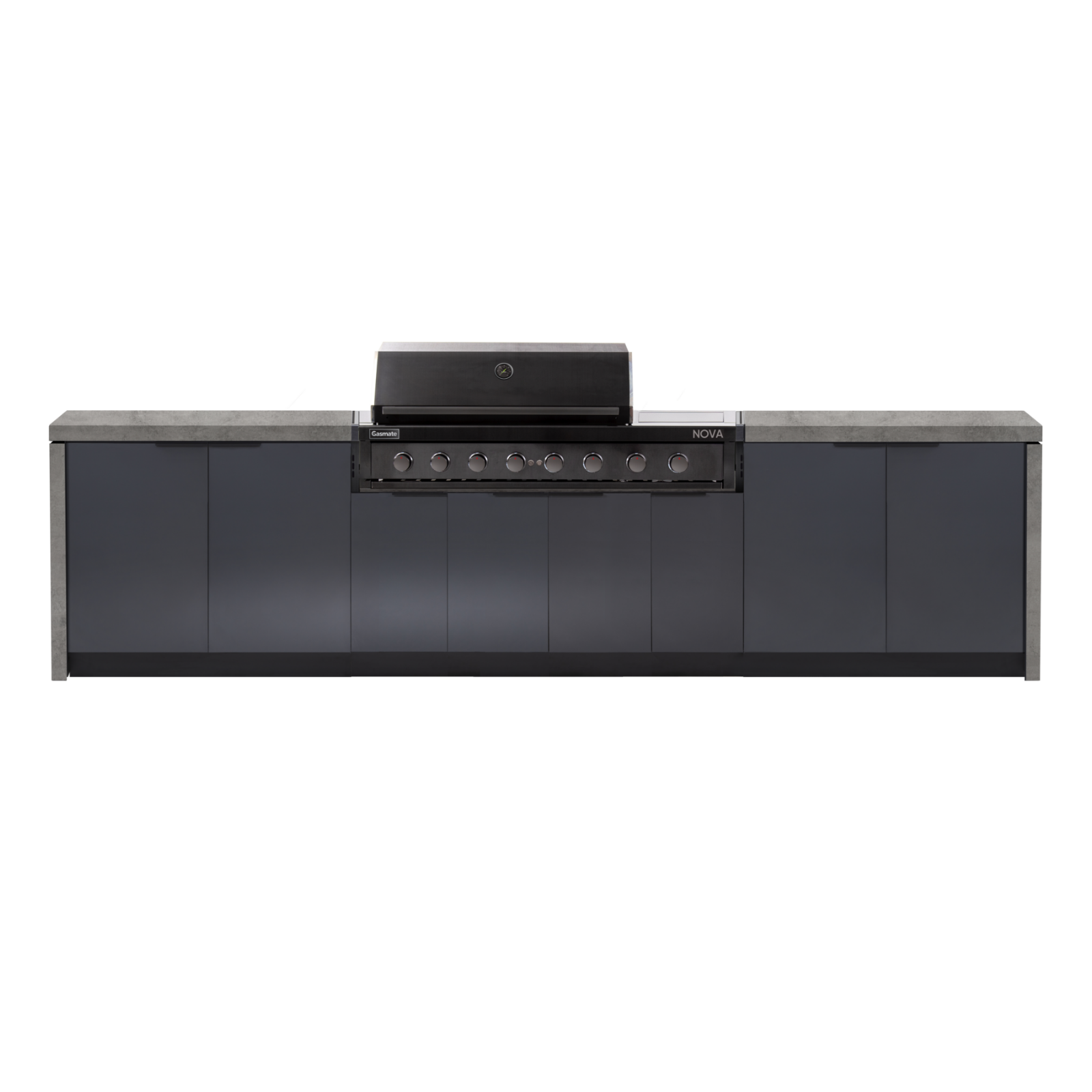 Cabinex Nova MK2 6 Burner with Sideburner Outdoor Kitchen Package with Porcelain Benchtop