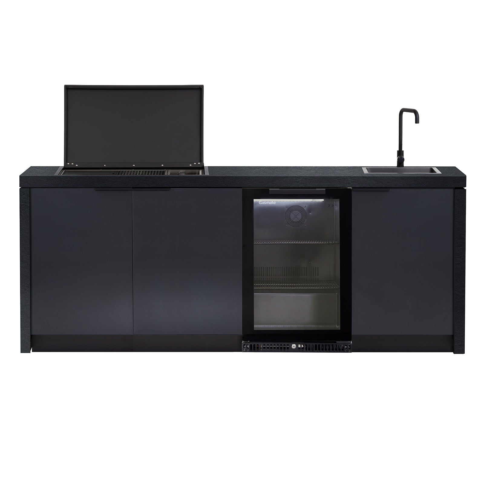 Cabinex Minimal Outdoor Kitchen with Gasmate Phoenix Black BBQ