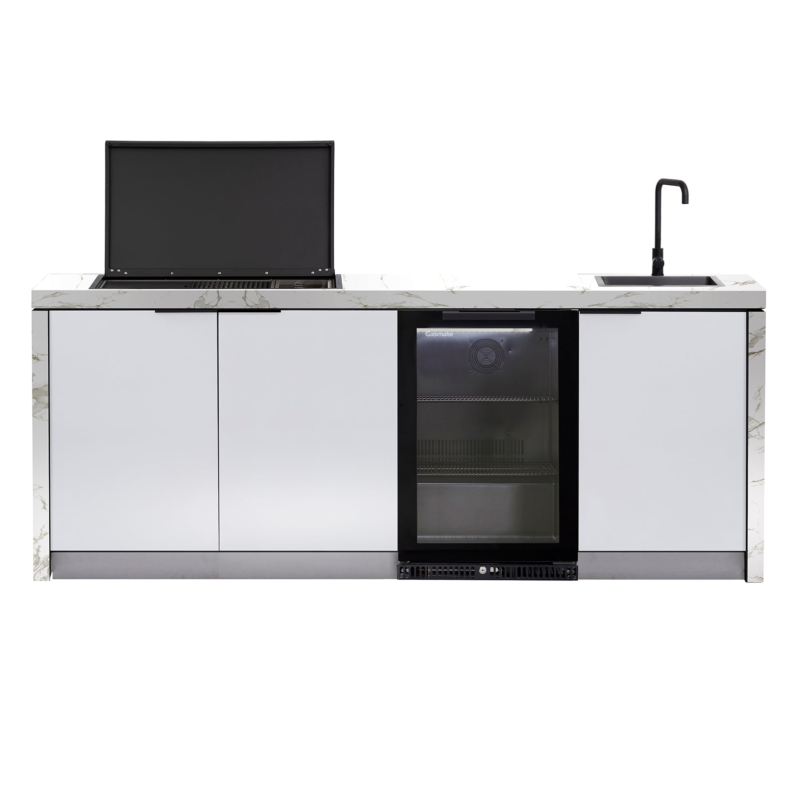 Cabinex Minimal Outdoor Kitchen with Gasmate Phoenix Black BBQ