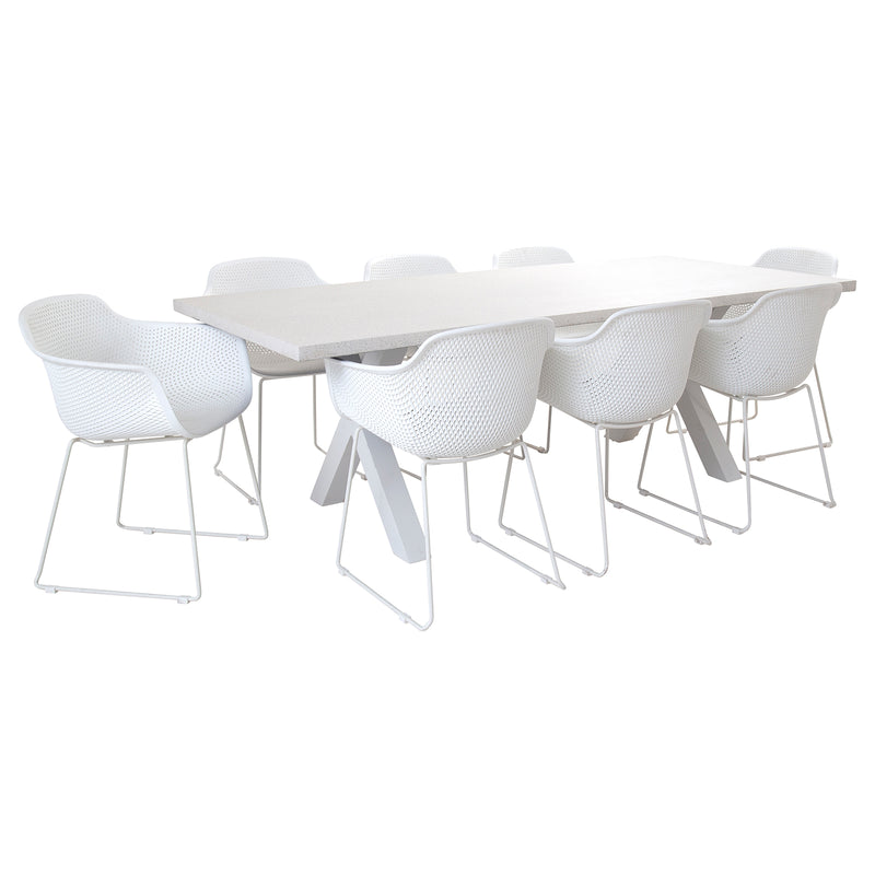 Excalibur Positano Dining Setting with Lilac Chairs