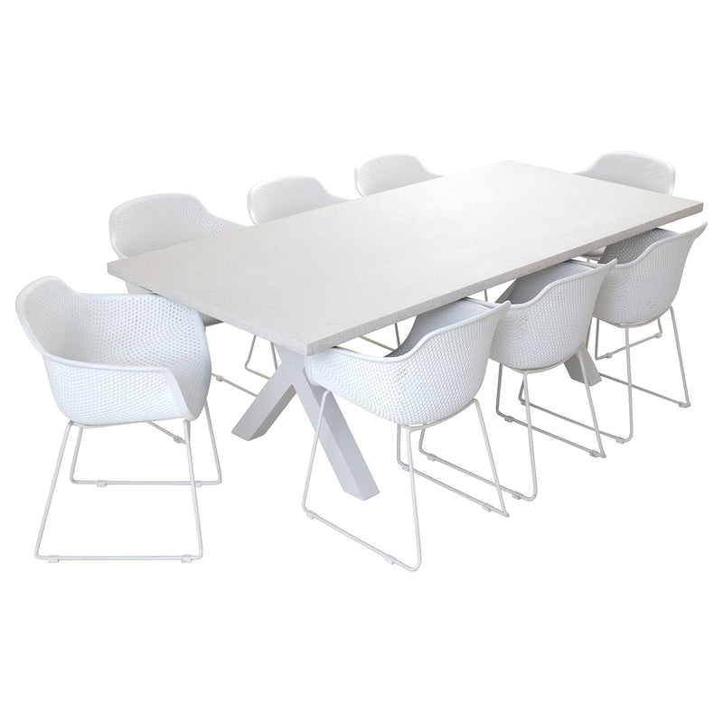 Excalibur Positano Dining Setting with Lilac Chairs